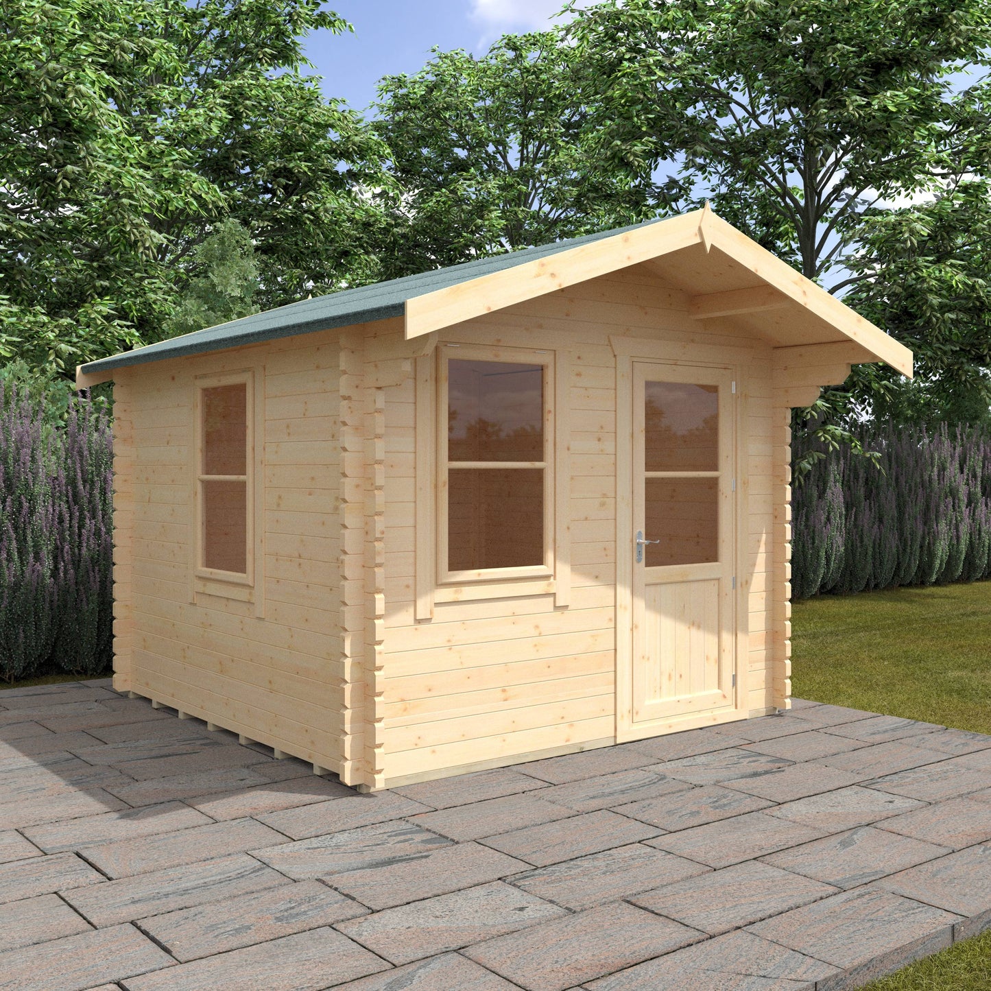 The Carrington 28mm/44mm - Log Cabins - Plymouth Sheds