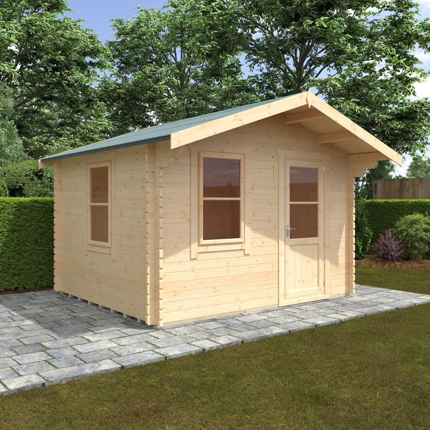 The Carrington 28mm/44mm - Log Cabins - Plymouth Sheds