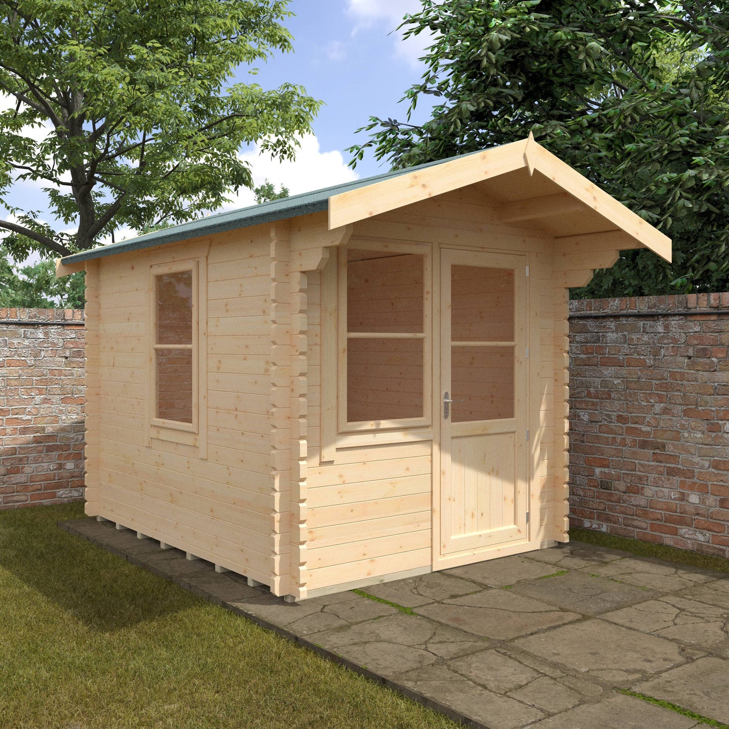 The Carrington 28mm/44mm - Log Cabins - Plymouth Sheds