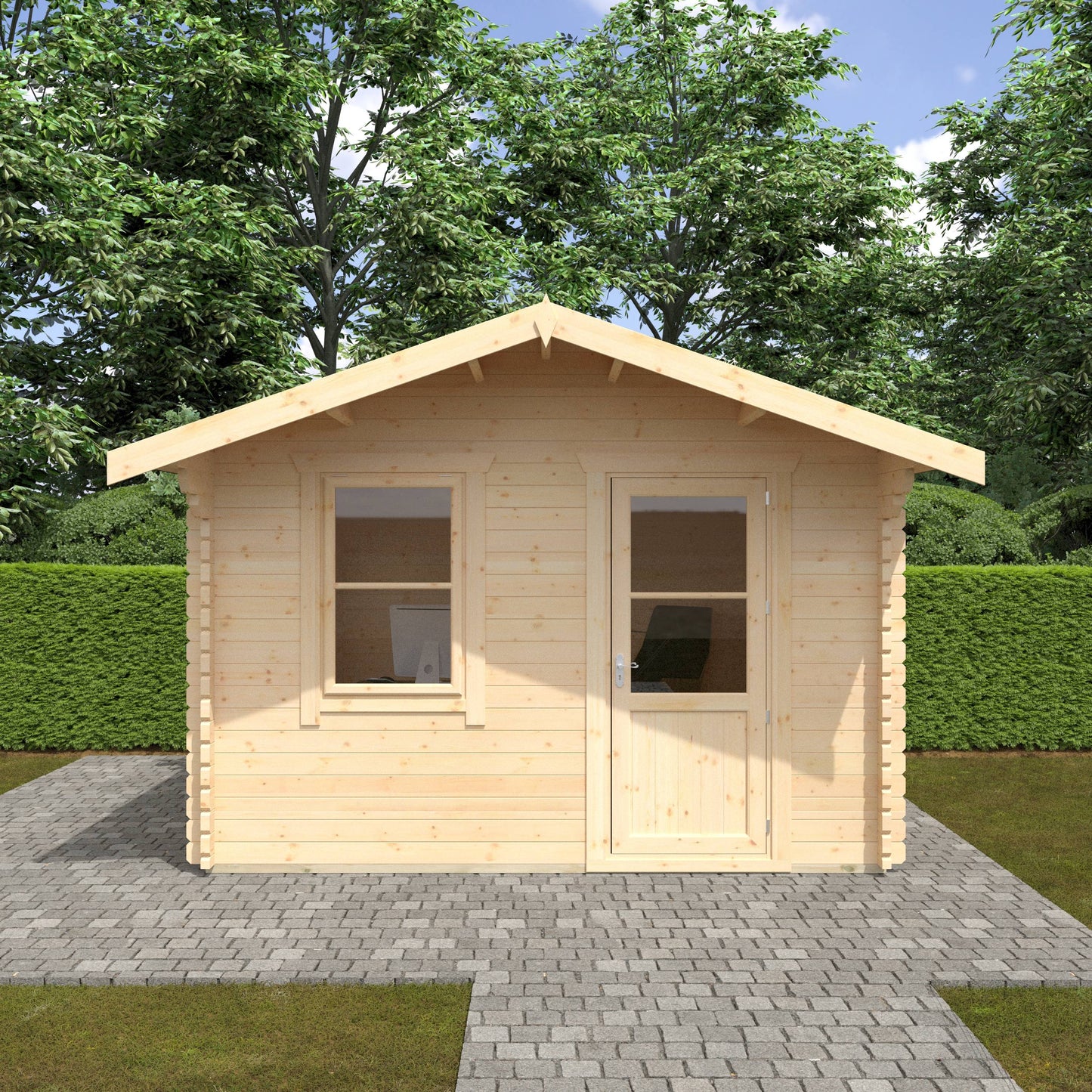 The Carrington 28mm/44mm - Log Cabins - Plymouth Sheds