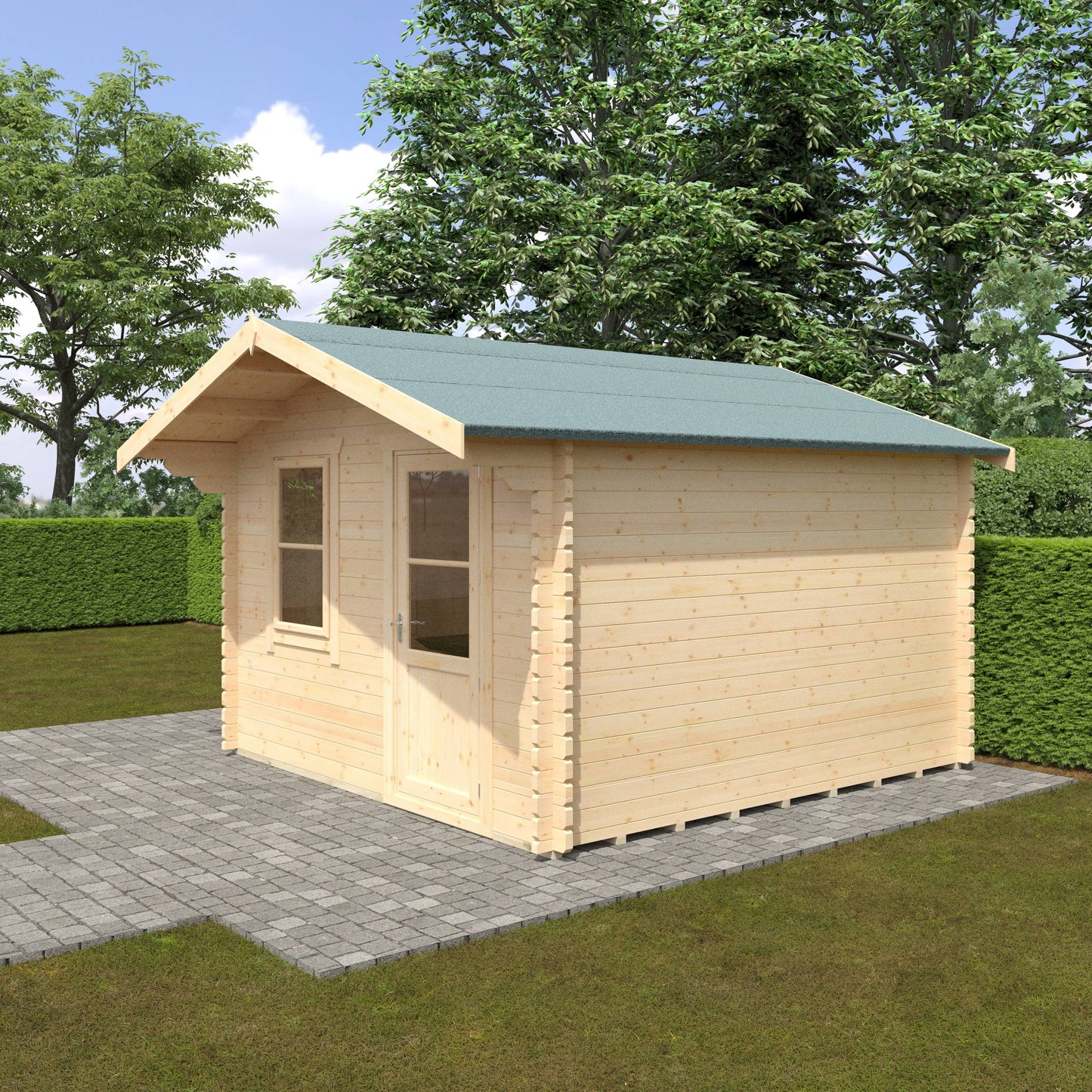The Carrington 28mm/44mm - Log Cabins - Plymouth Sheds