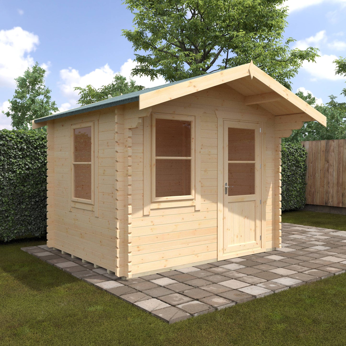 The Carrington 28mm/44mm - Log Cabins - Plymouth Sheds