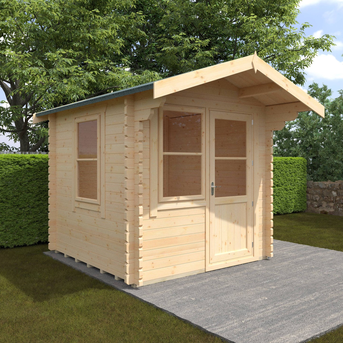The Carrington 28mm/44mm - Log Cabins - Plymouth Sheds
