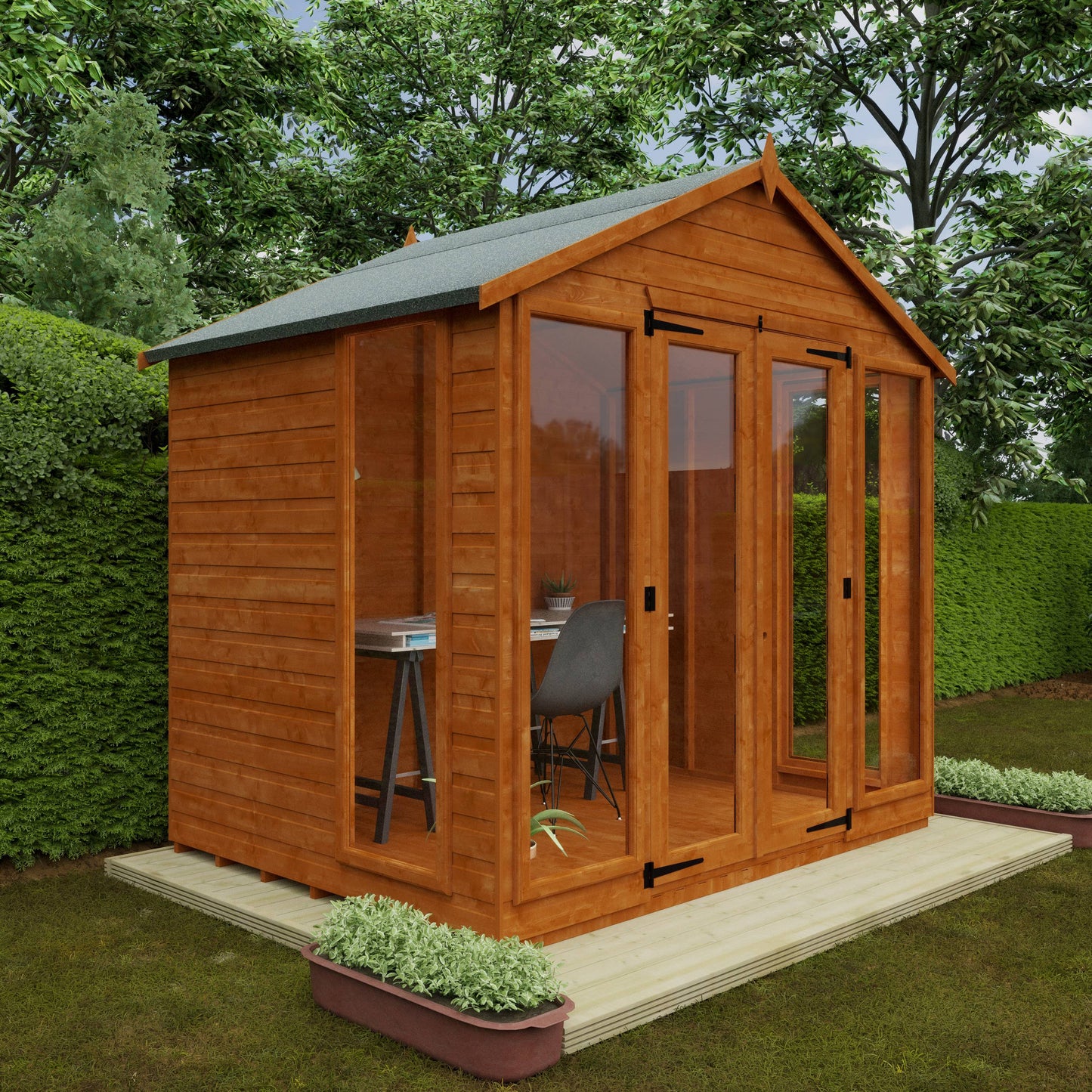 Contemporary Summerhouse - Cabin Bars - Plymouth Sheds