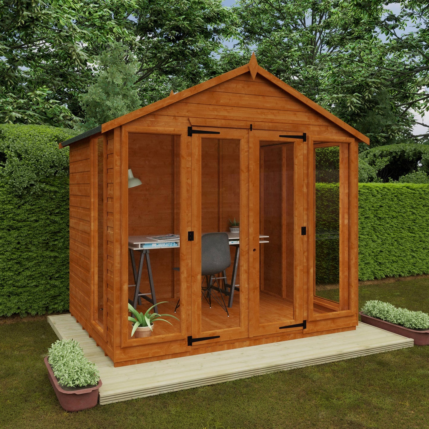 Contemporary Summerhouse - Cabin Bars - Plymouth Sheds