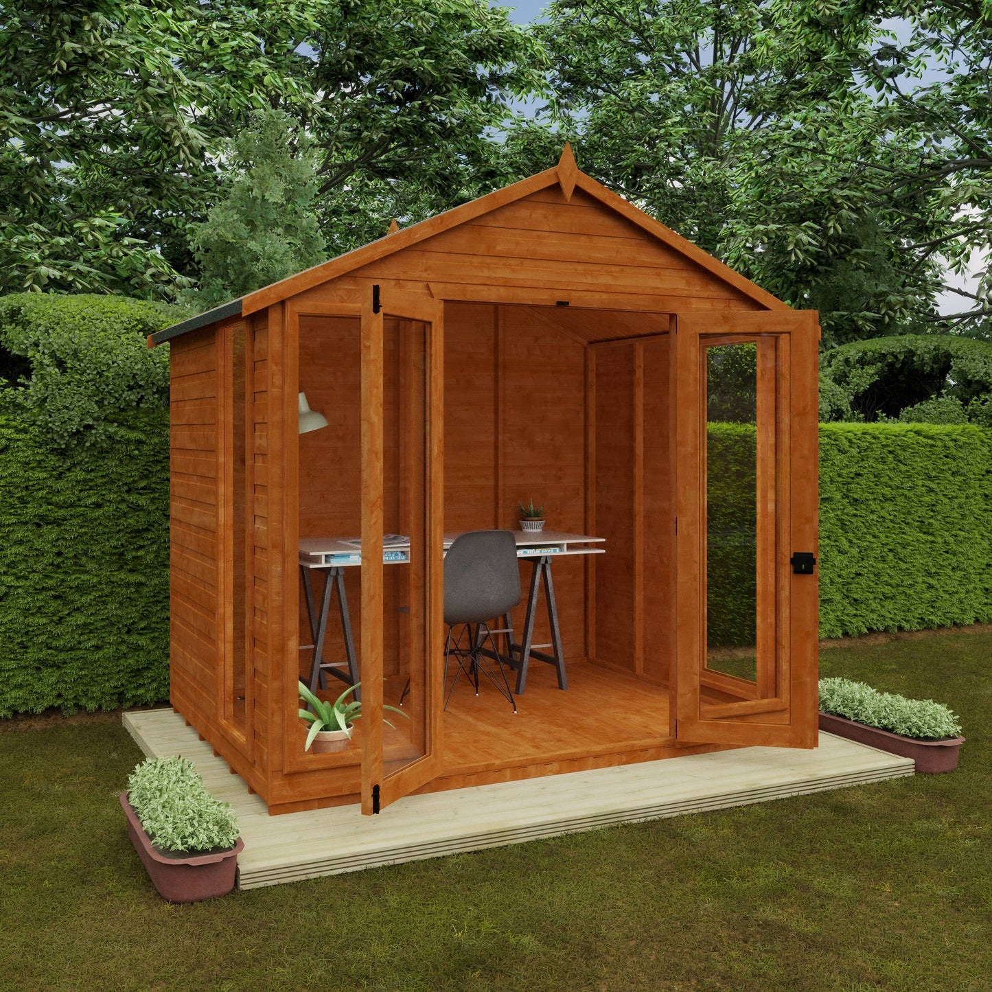 Contemporary Summerhouse - Cabin Bars - Plymouth Sheds