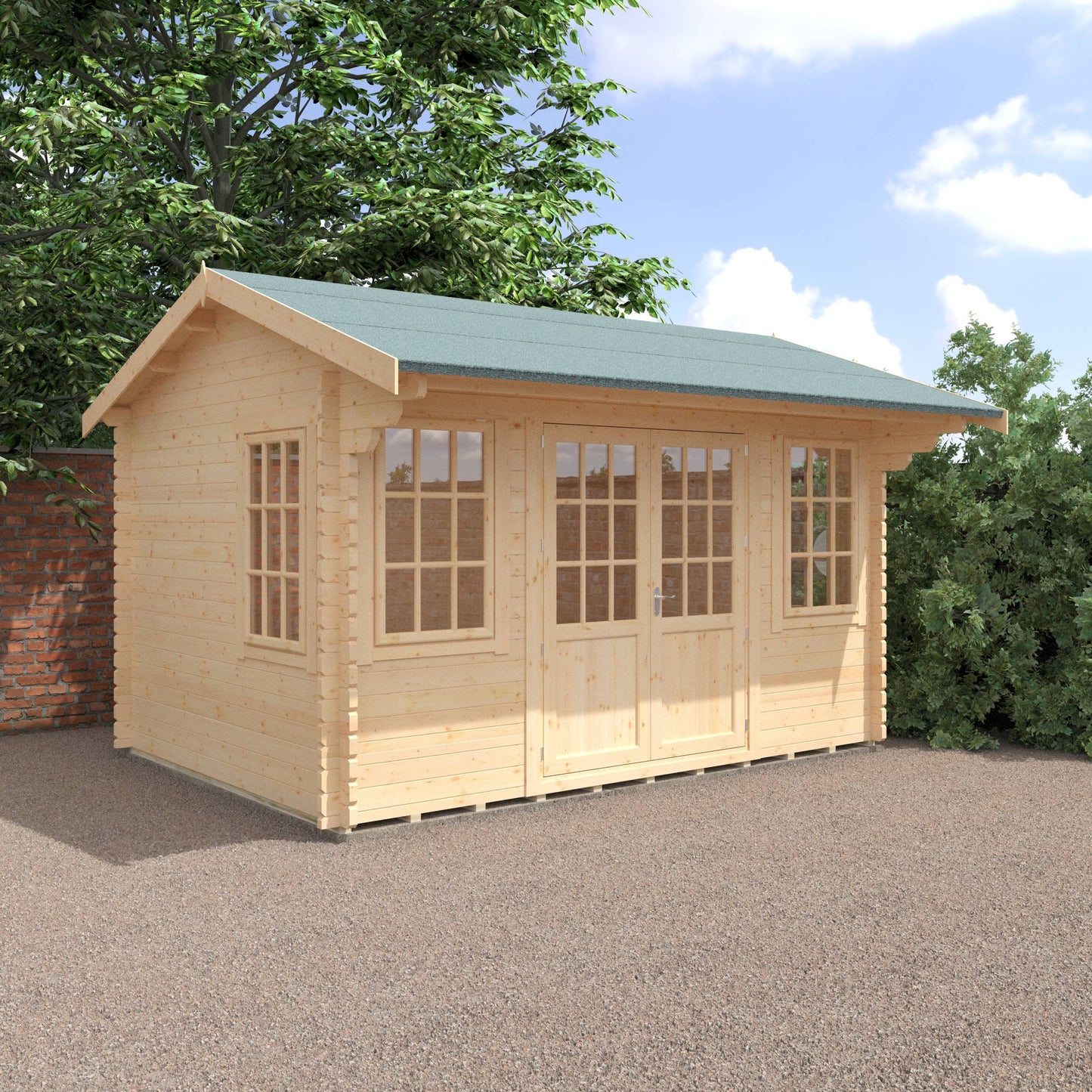 The Dalton 44mm - Log Cabins - Plymouth Sheds
