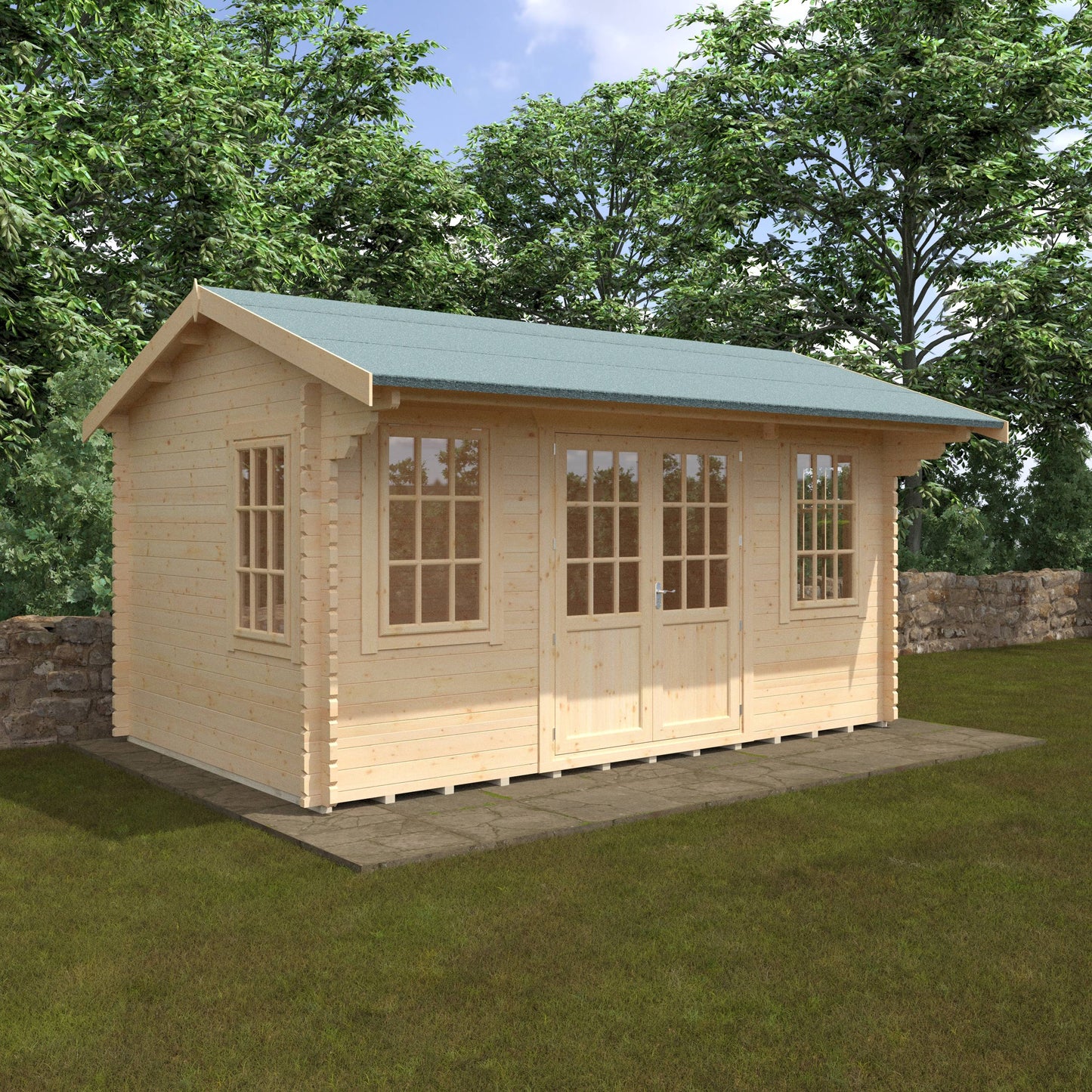 The Dalton 44mm - Log Cabins - Plymouth Sheds