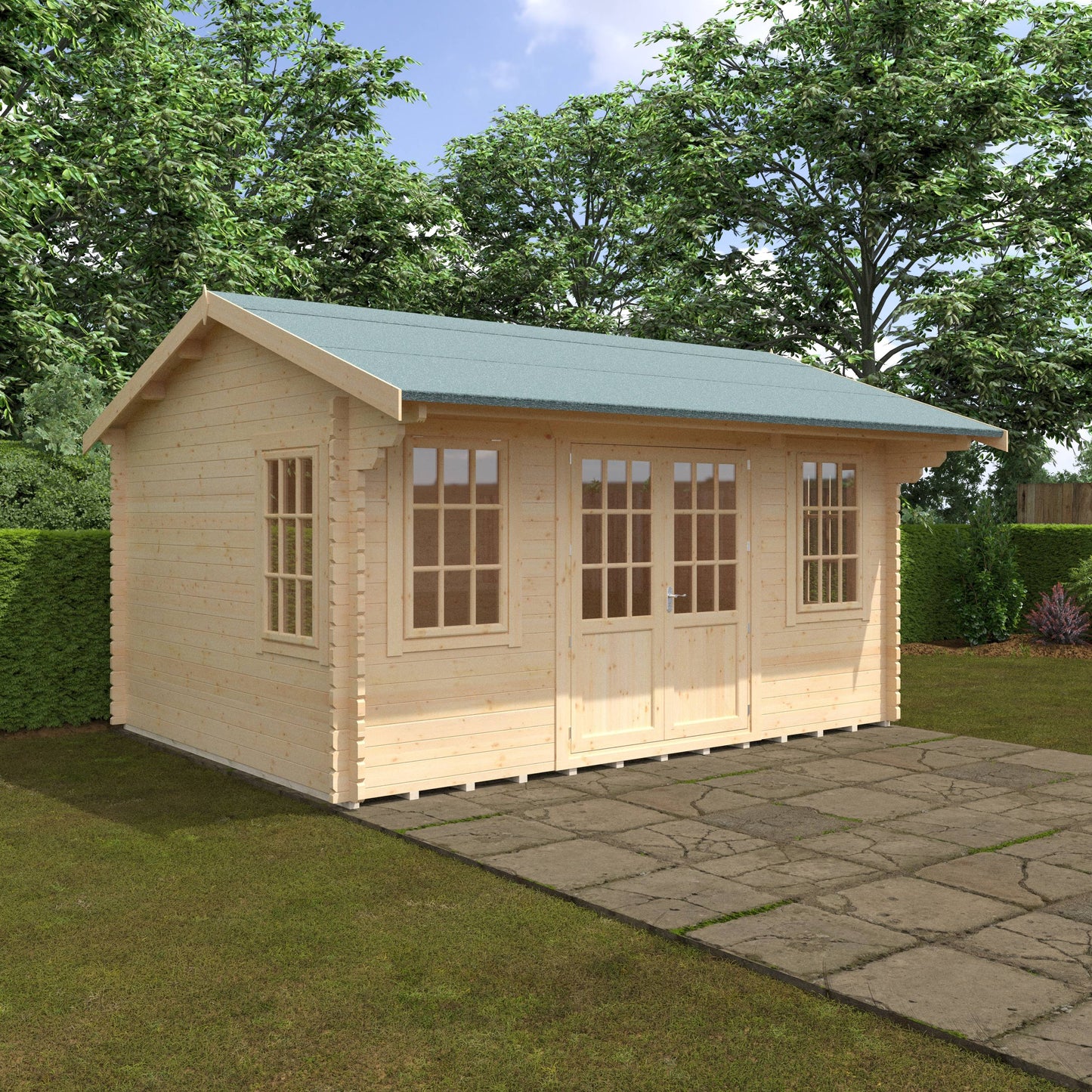 The Dalton 44mm - Log Cabins - Plymouth Sheds