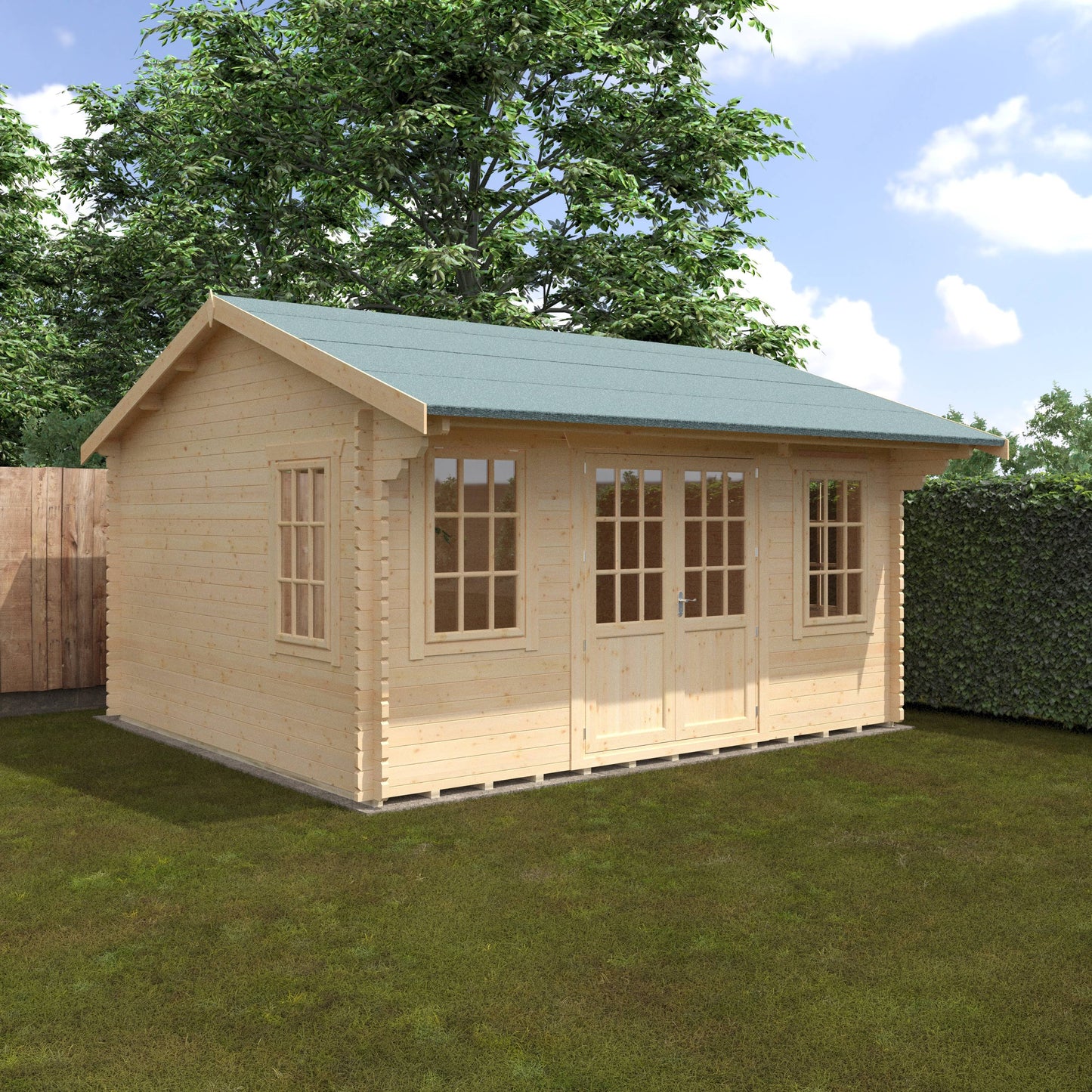 The Dalton 44mm - Log Cabins - Plymouth Sheds