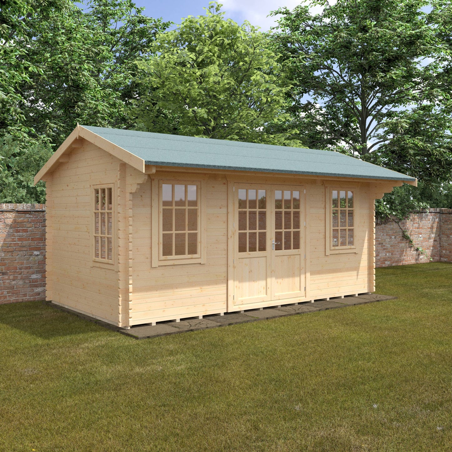 The Dalton 44mm - Log Cabins - Plymouth Sheds