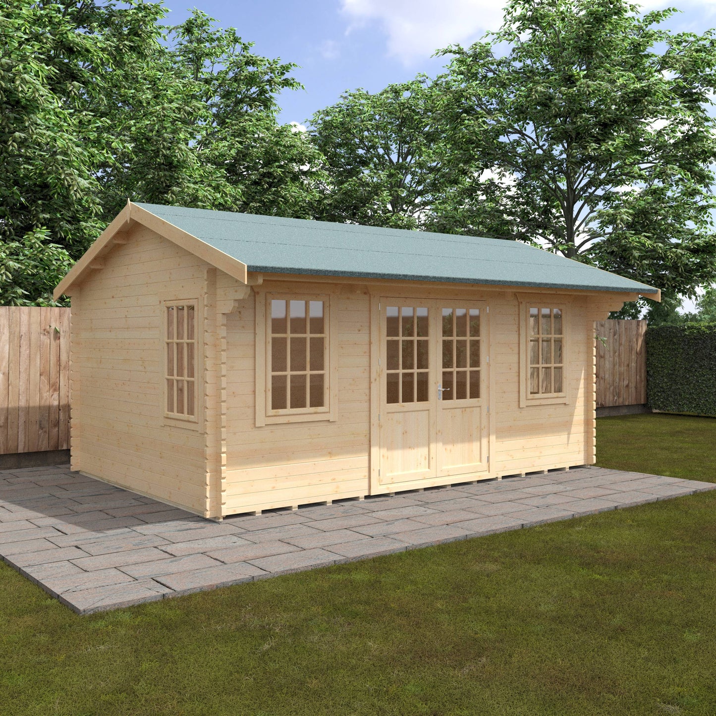 The Dalton 44mm - Log Cabins - Plymouth Sheds