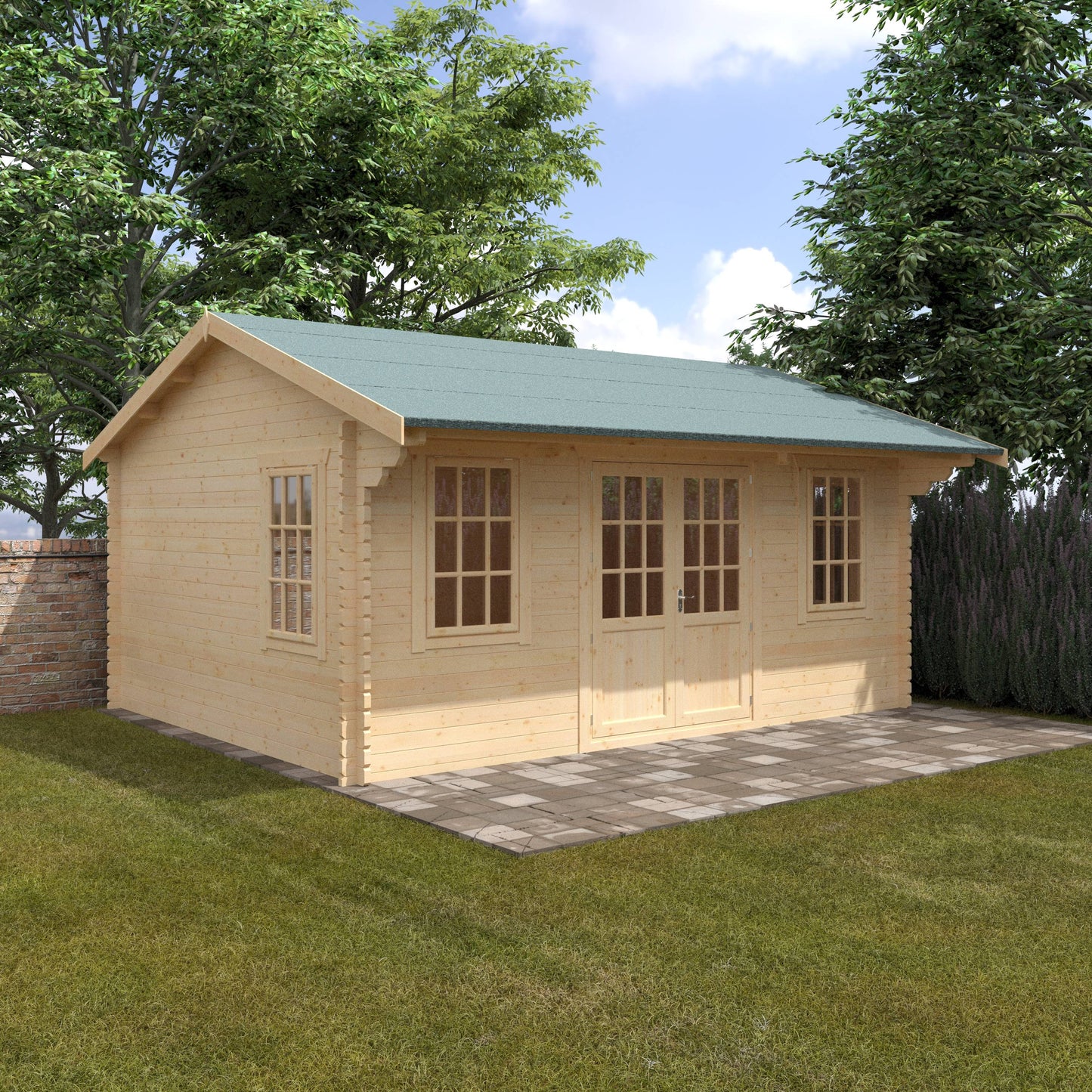 The Dalton 44mm - Log Cabins - Plymouth Sheds