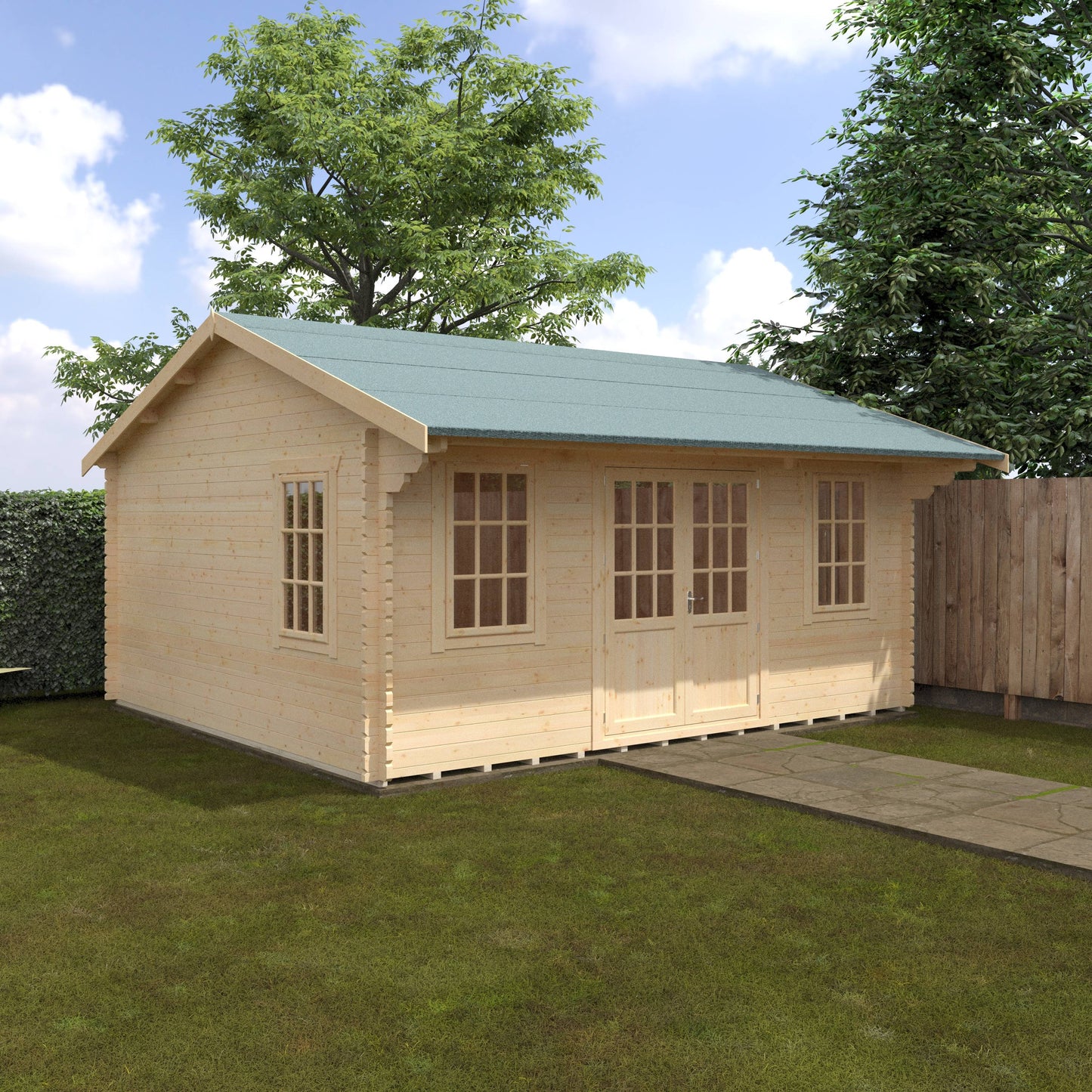 The Dalton 44mm - Log Cabins - Plymouth Sheds
