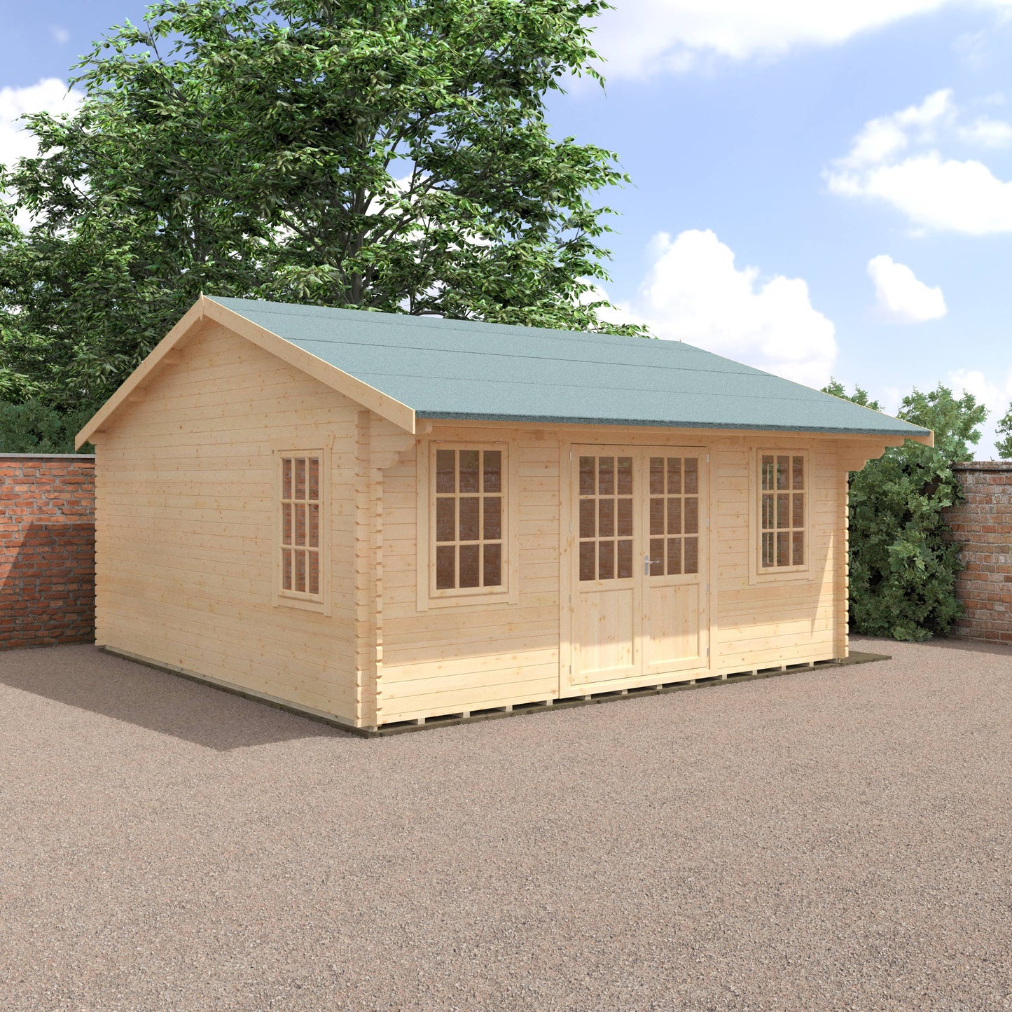 The Dalton 44mm - Log Cabins - Plymouth Sheds