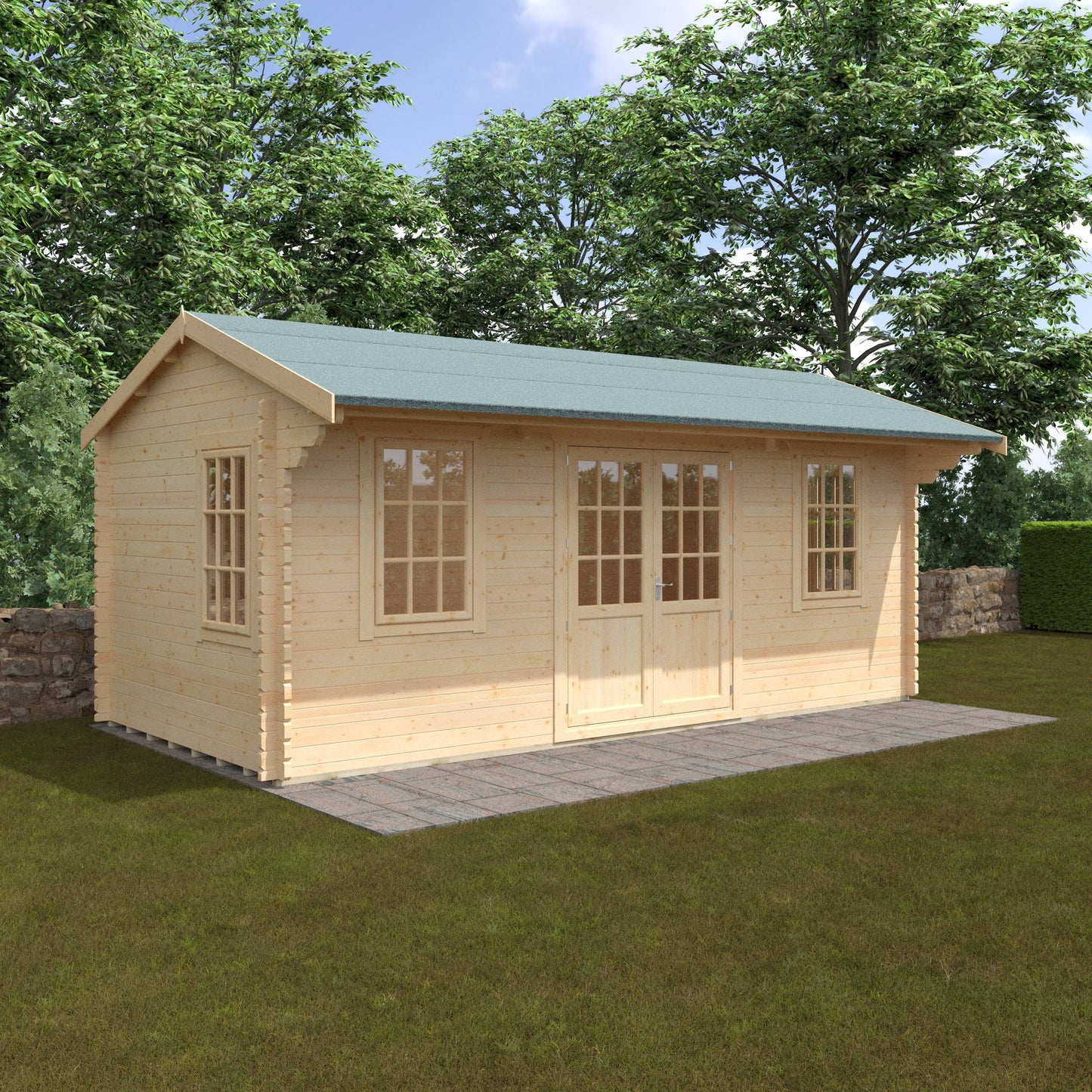 The Dalton 44mm - Log Cabins - Plymouth Sheds