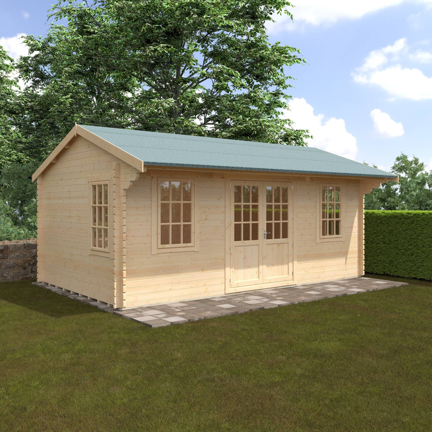 The Dalton 44mm - Log Cabins - Plymouth Sheds