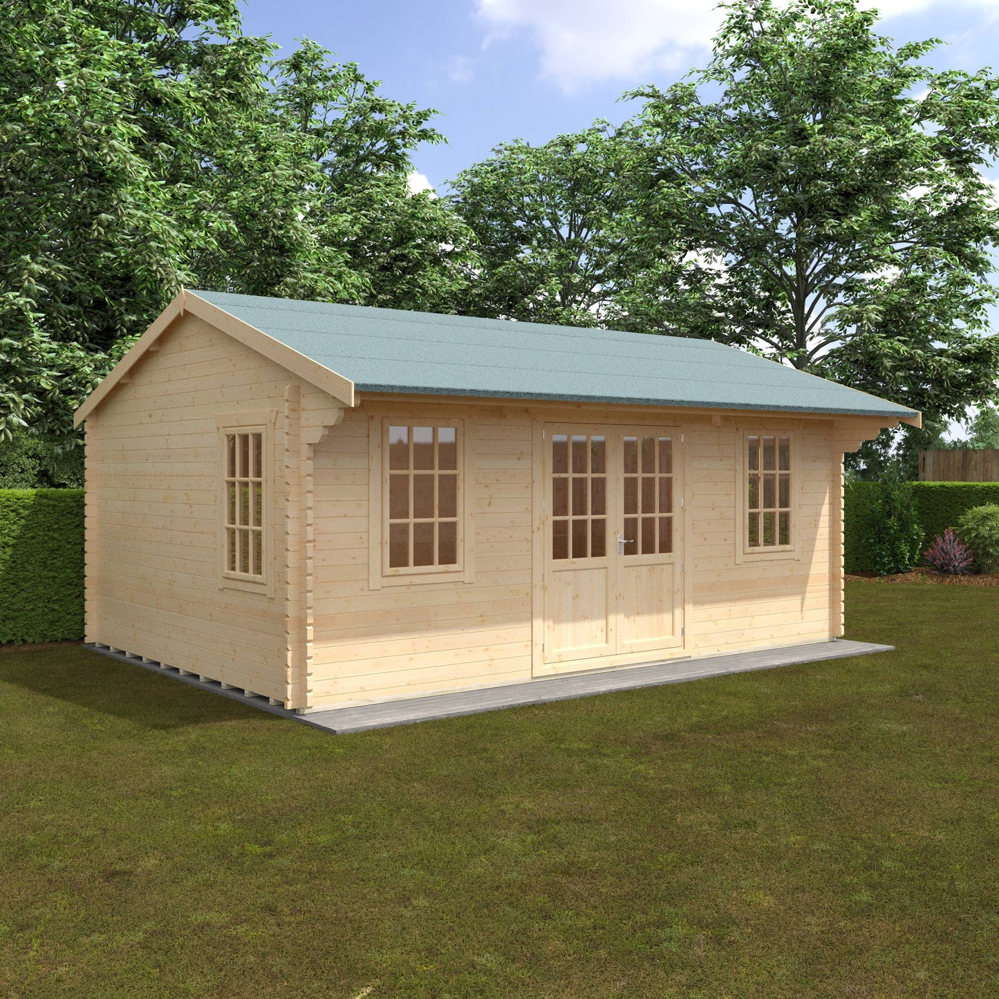 The Dalton 44mm - Log Cabins - Plymouth Sheds