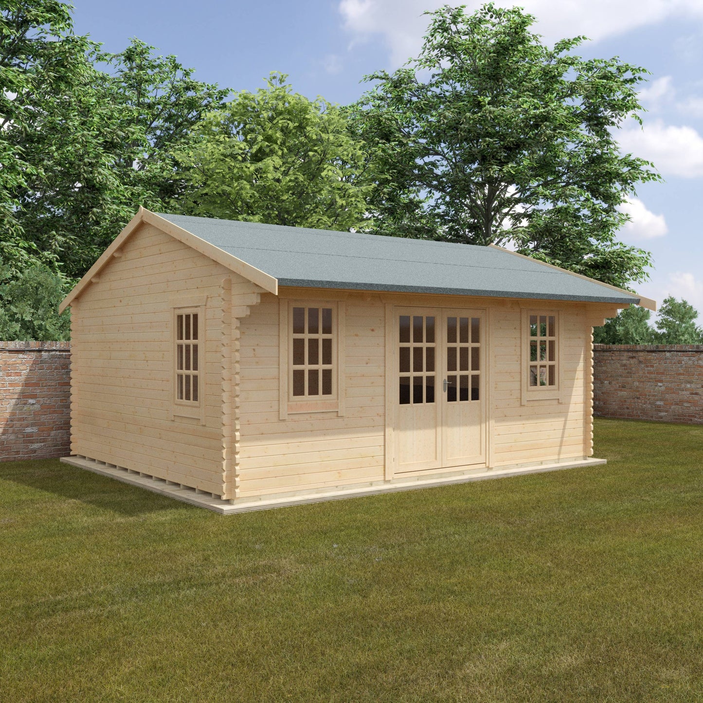 The Dalton 44mm - Log Cabins - Plymouth Sheds