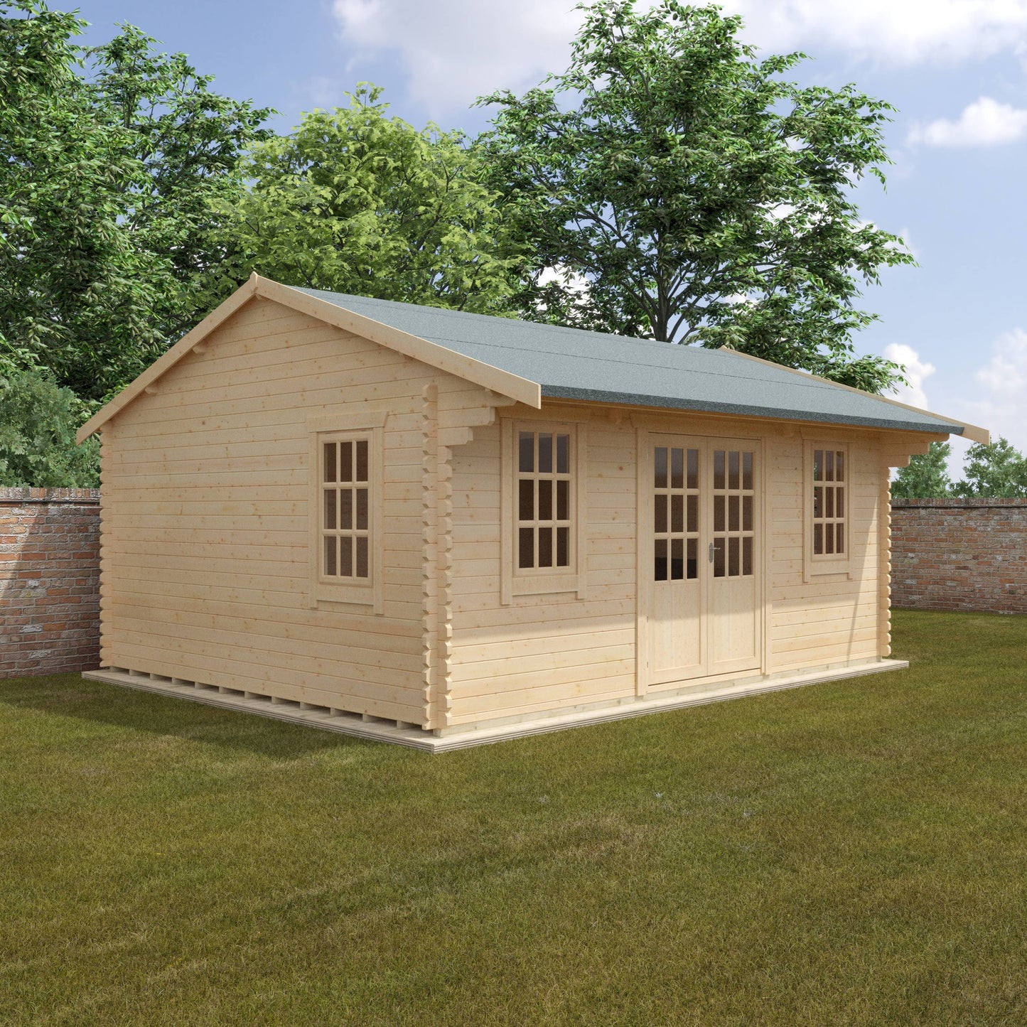 The Dalton 44mm - Log Cabins - Plymouth Sheds