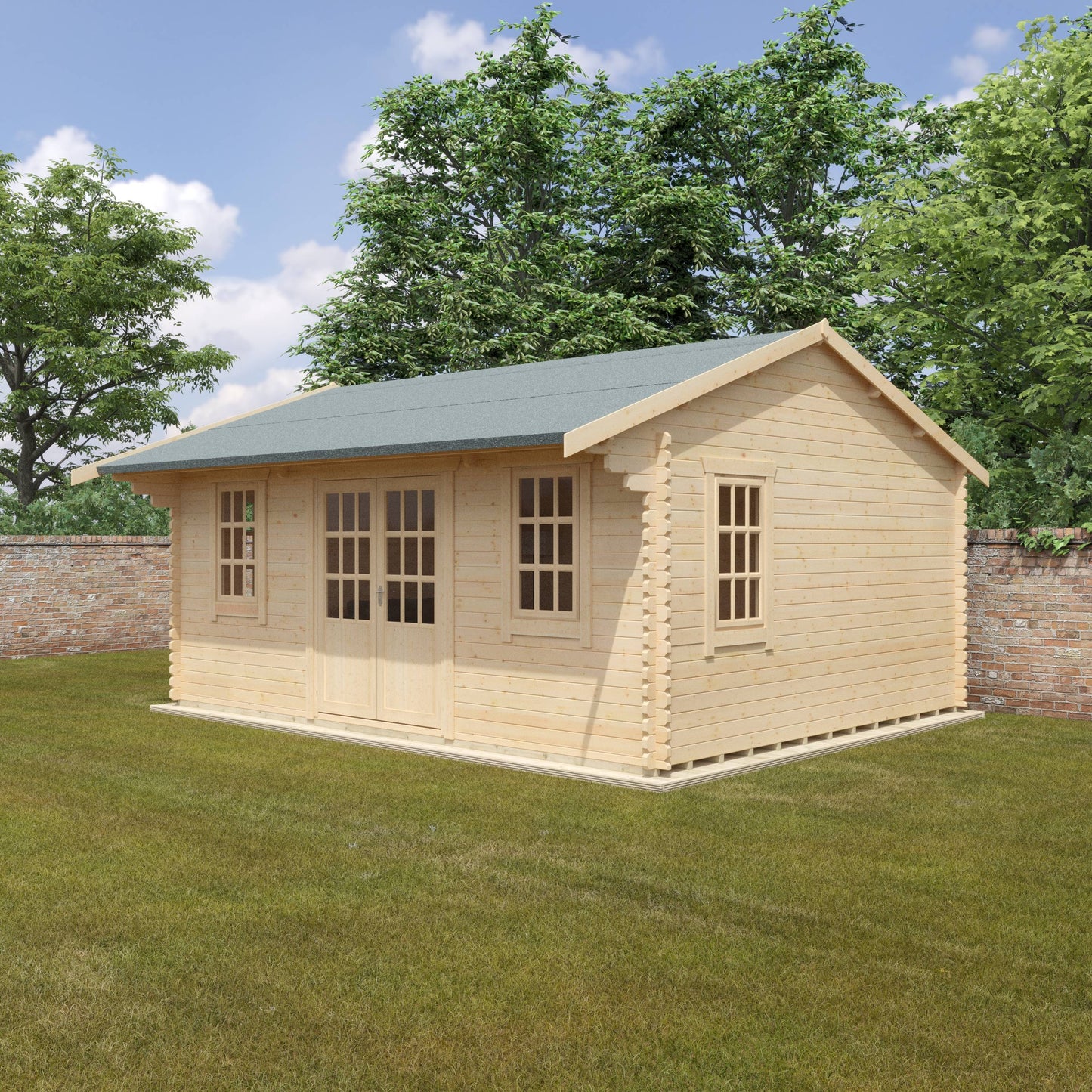 The Dalton 44mm - Log Cabins - Plymouth Sheds