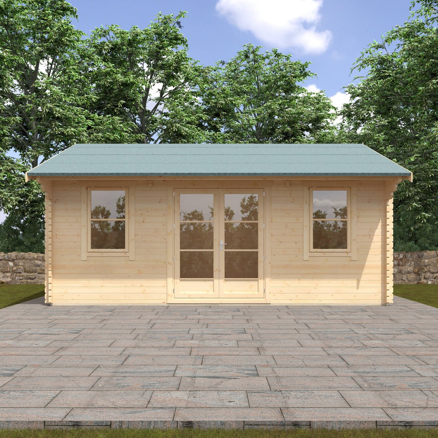 The Dalton 44mm - Log Cabins - Plymouth Sheds
