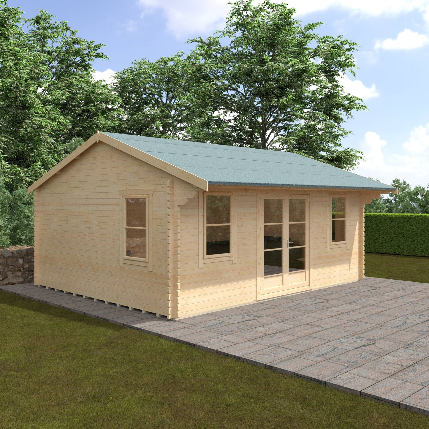 The Dalton 44mm - Log Cabins - Plymouth Sheds