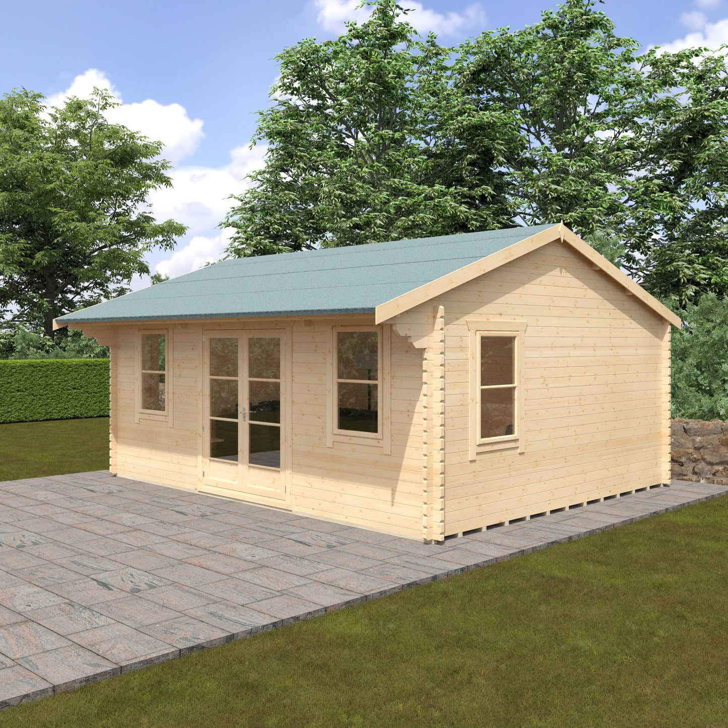 The Dalton 44mm - Log Cabins - Plymouth Sheds