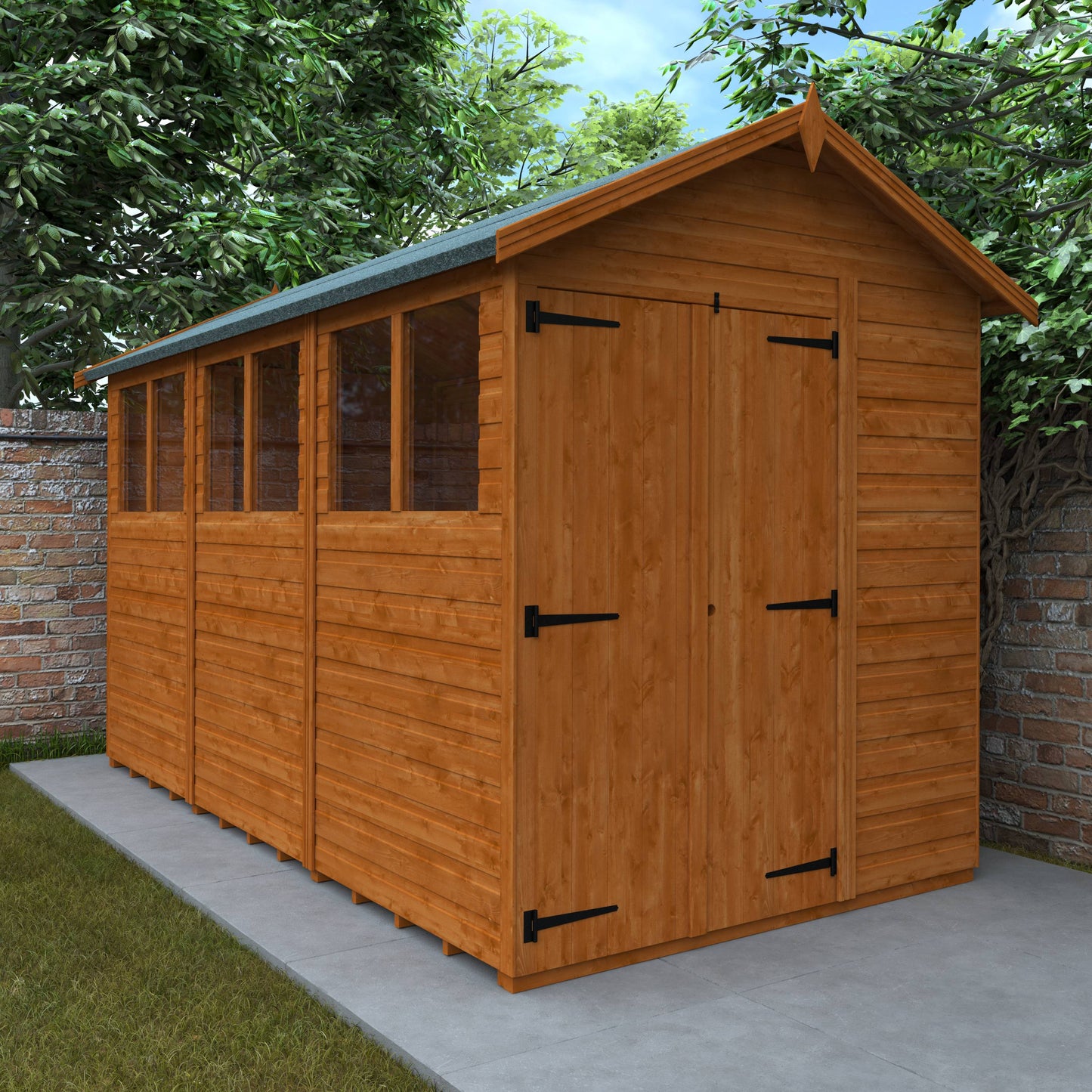 Flex Apex Double Door - Express Flex Ranges - Plymouth Sheds