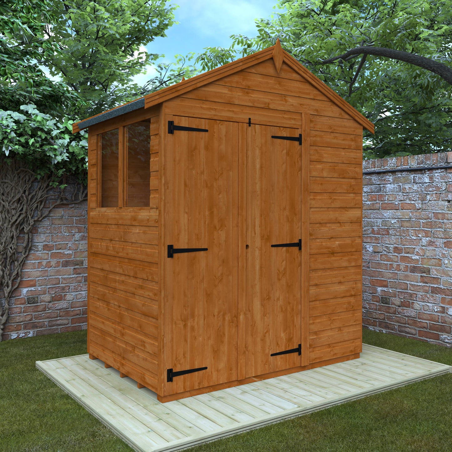 Flex Apex Double Door - Express Flex Ranges - Plymouth Sheds