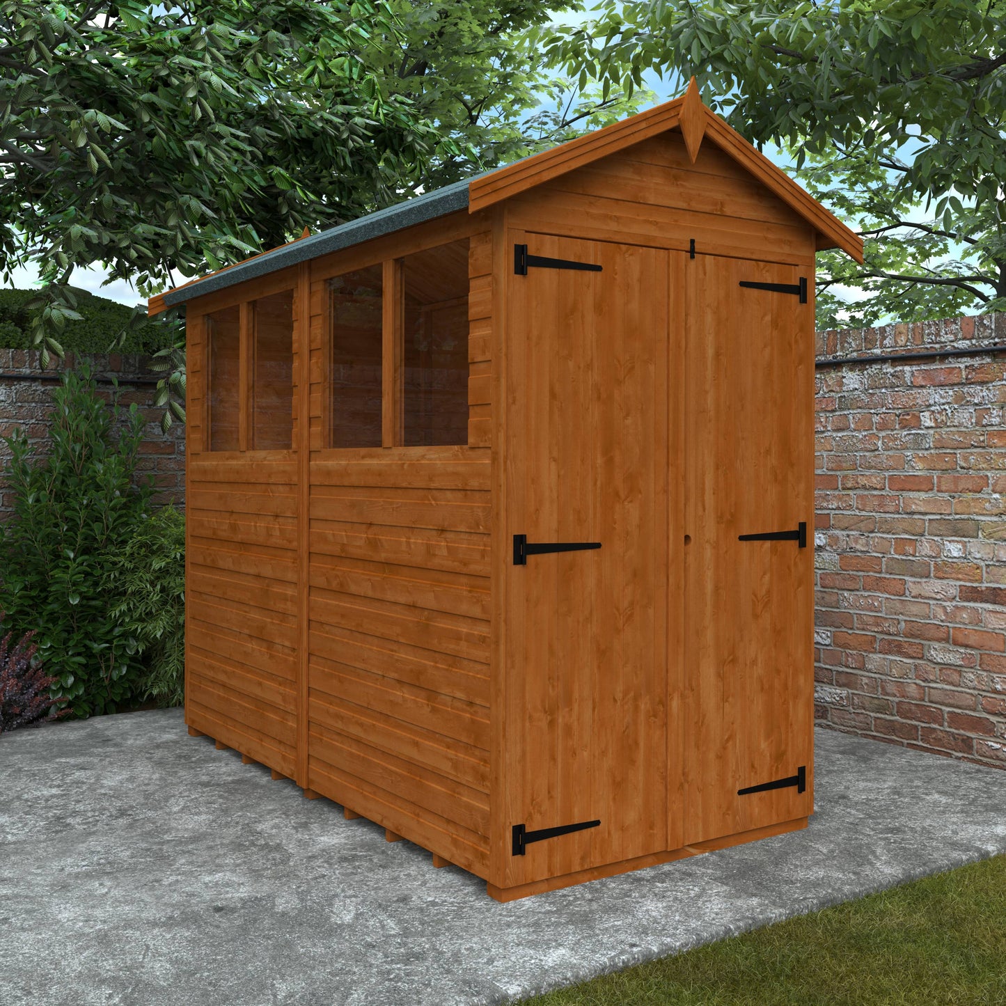 Flex Apex Double Door - Express Flex Ranges - Plymouth Sheds