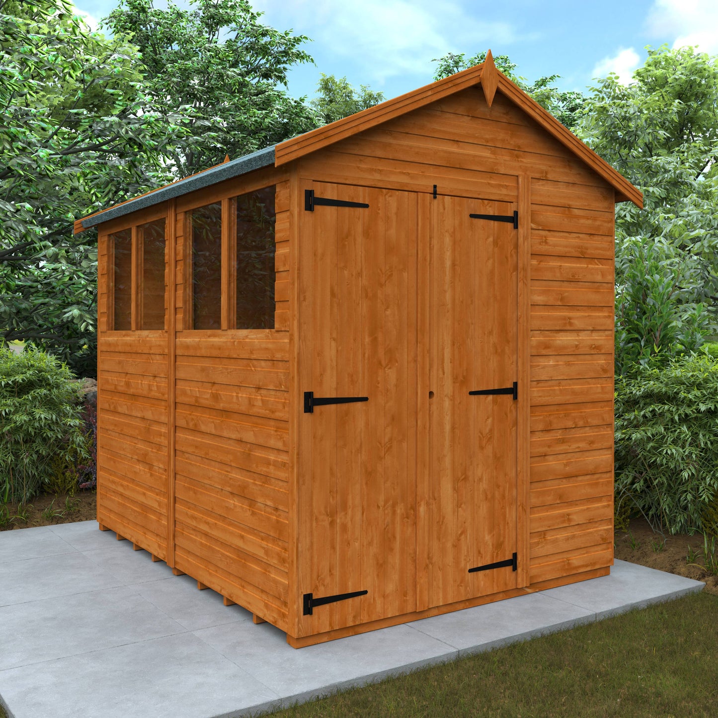 Flex Apex Double Door - Express Flex Ranges - Plymouth Sheds