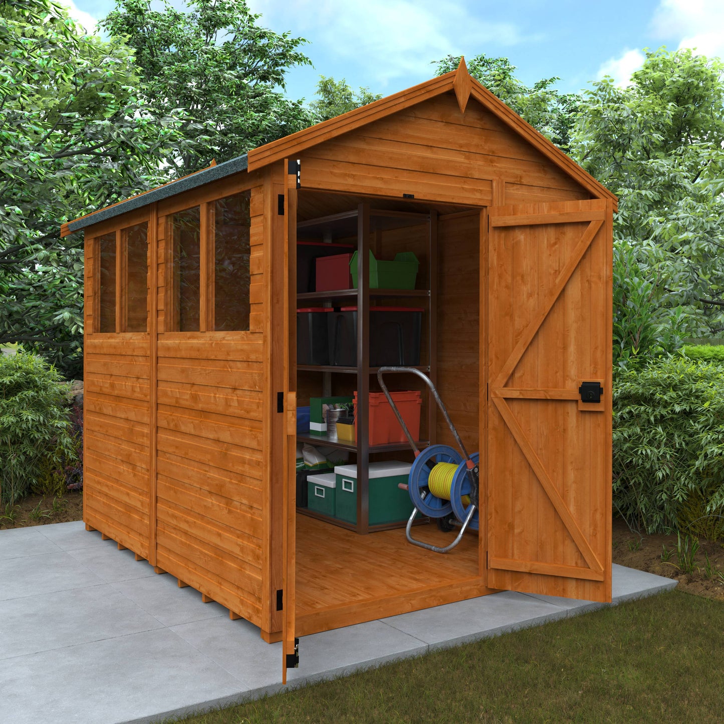 Flex Apex Double Door - Express Flex Ranges - Plymouth Sheds