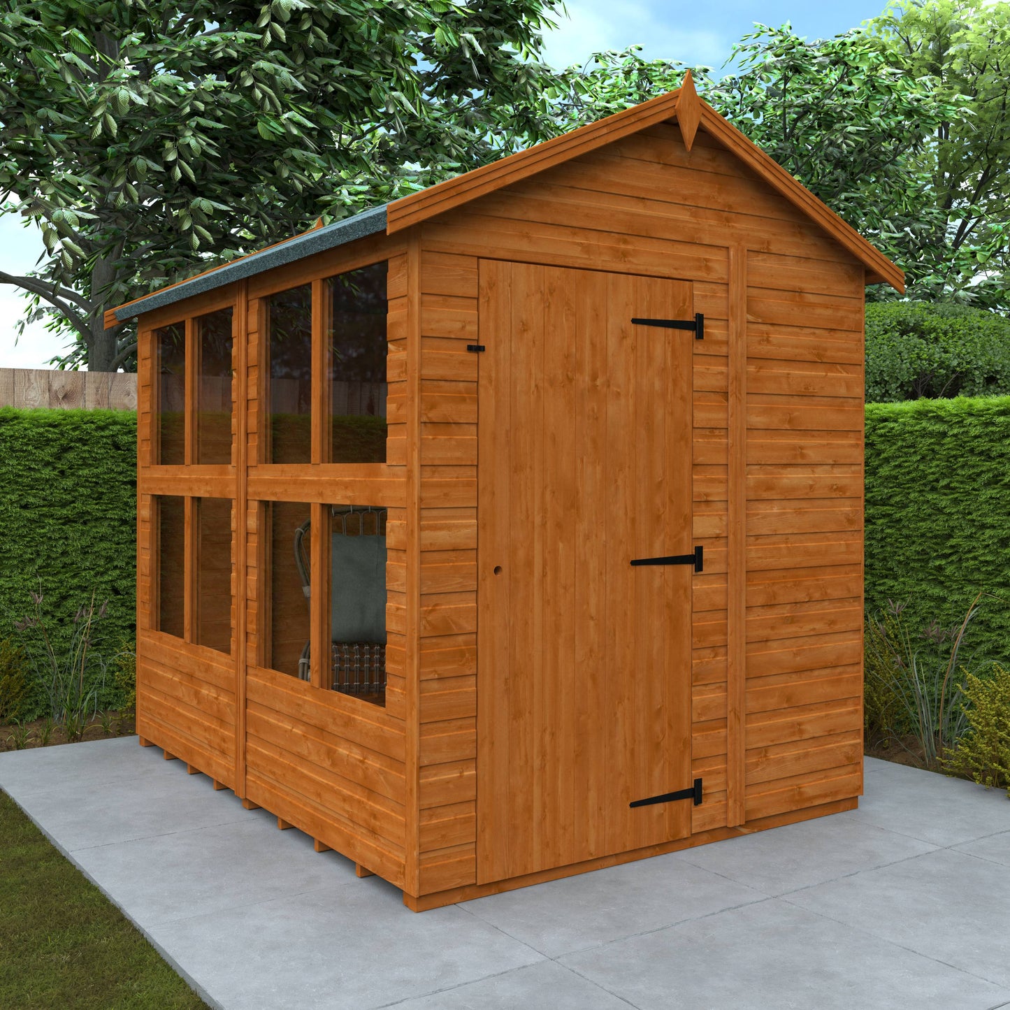 Flex Apex Sunroom - Flex Ranges - Plymouth Sheds