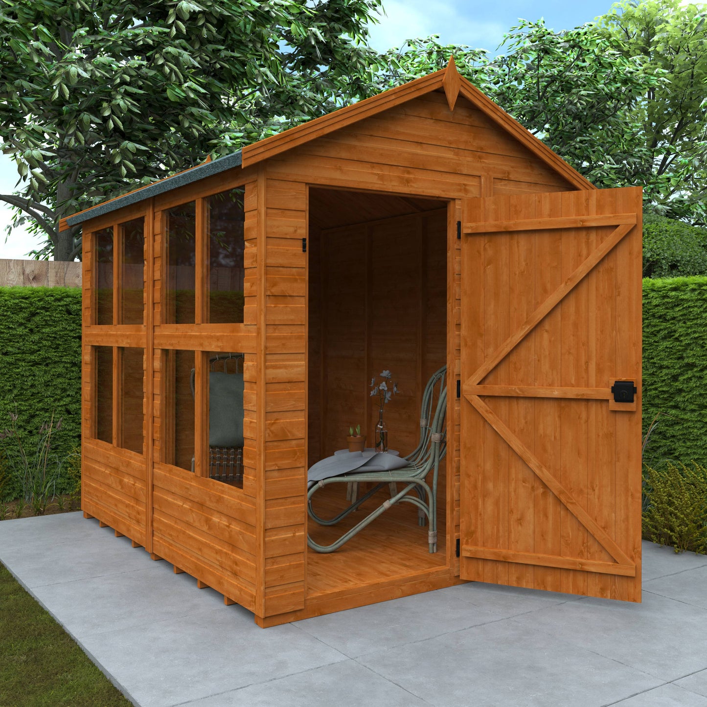 Flex Apex Sunroom - Flex Ranges - Plymouth Sheds