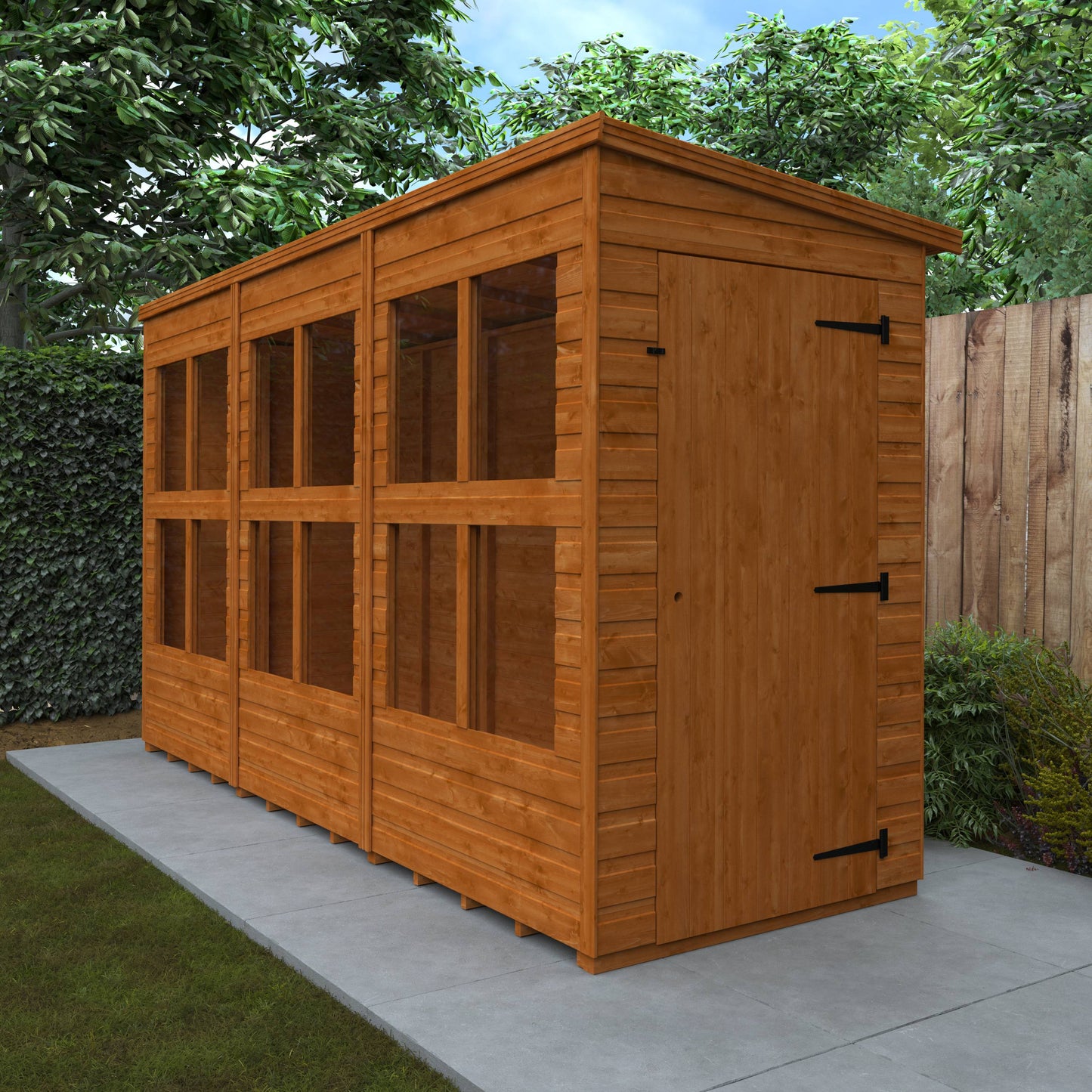 Flex Pent Sunroom - Flex Ranges - Plymouth Sheds