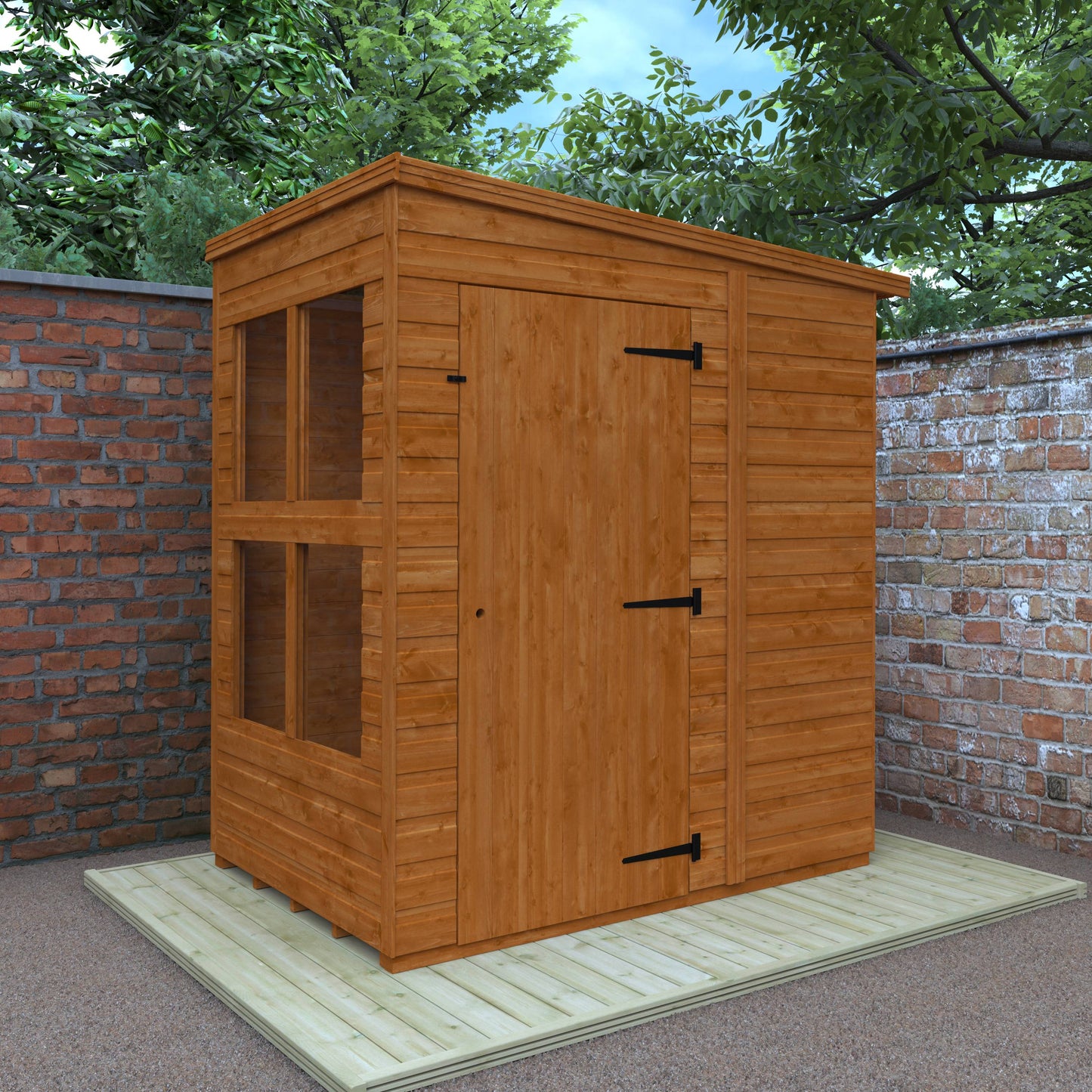 Flex Pent Sunroom - Flex Ranges - Plymouth Sheds