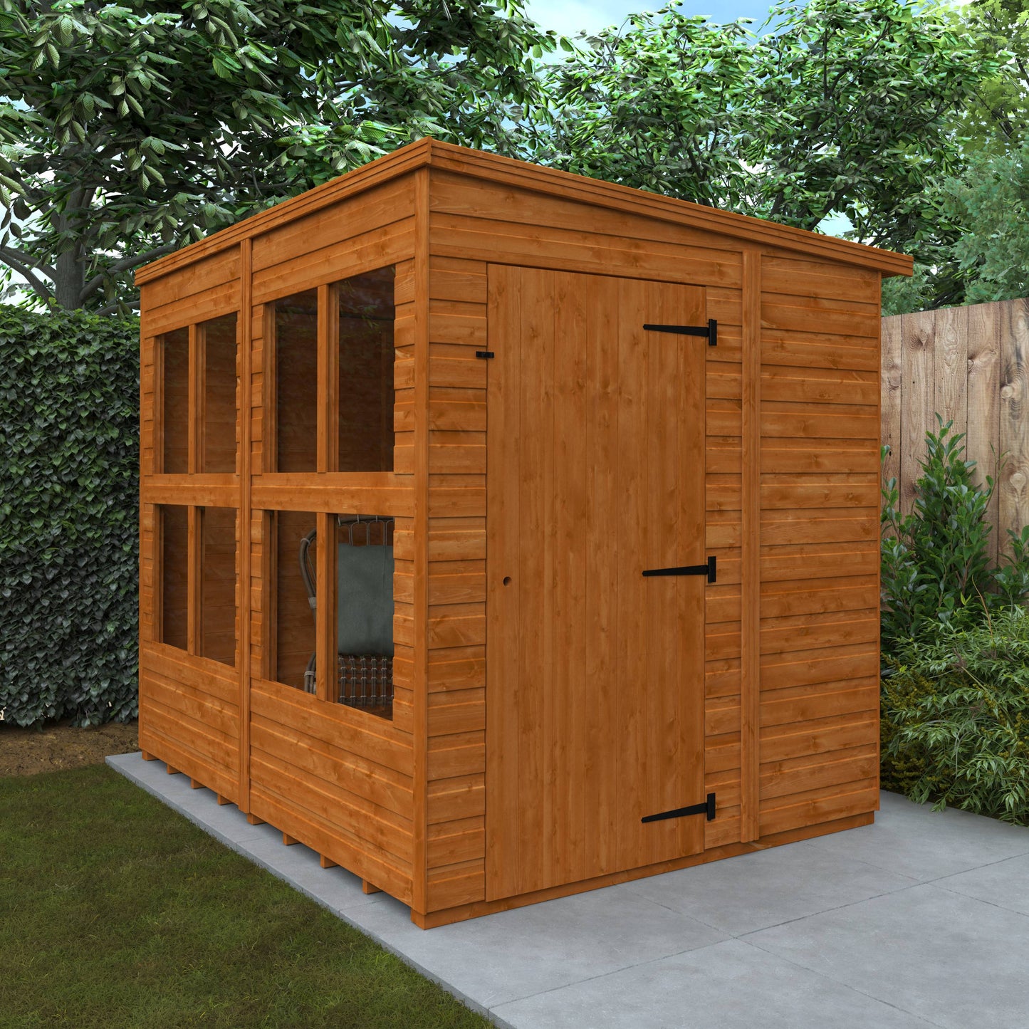 Flex Pent Sunroom - Flex Ranges - Plymouth Sheds