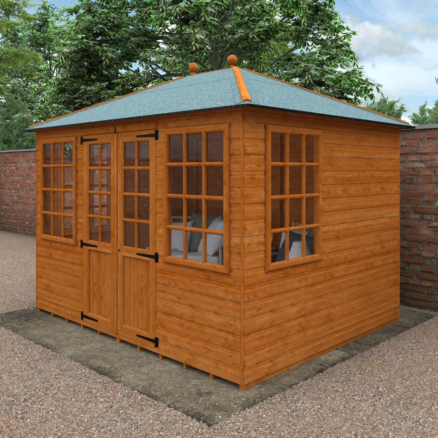 Georgian Pyramid - Shed Ranges - Plymouth Sheds