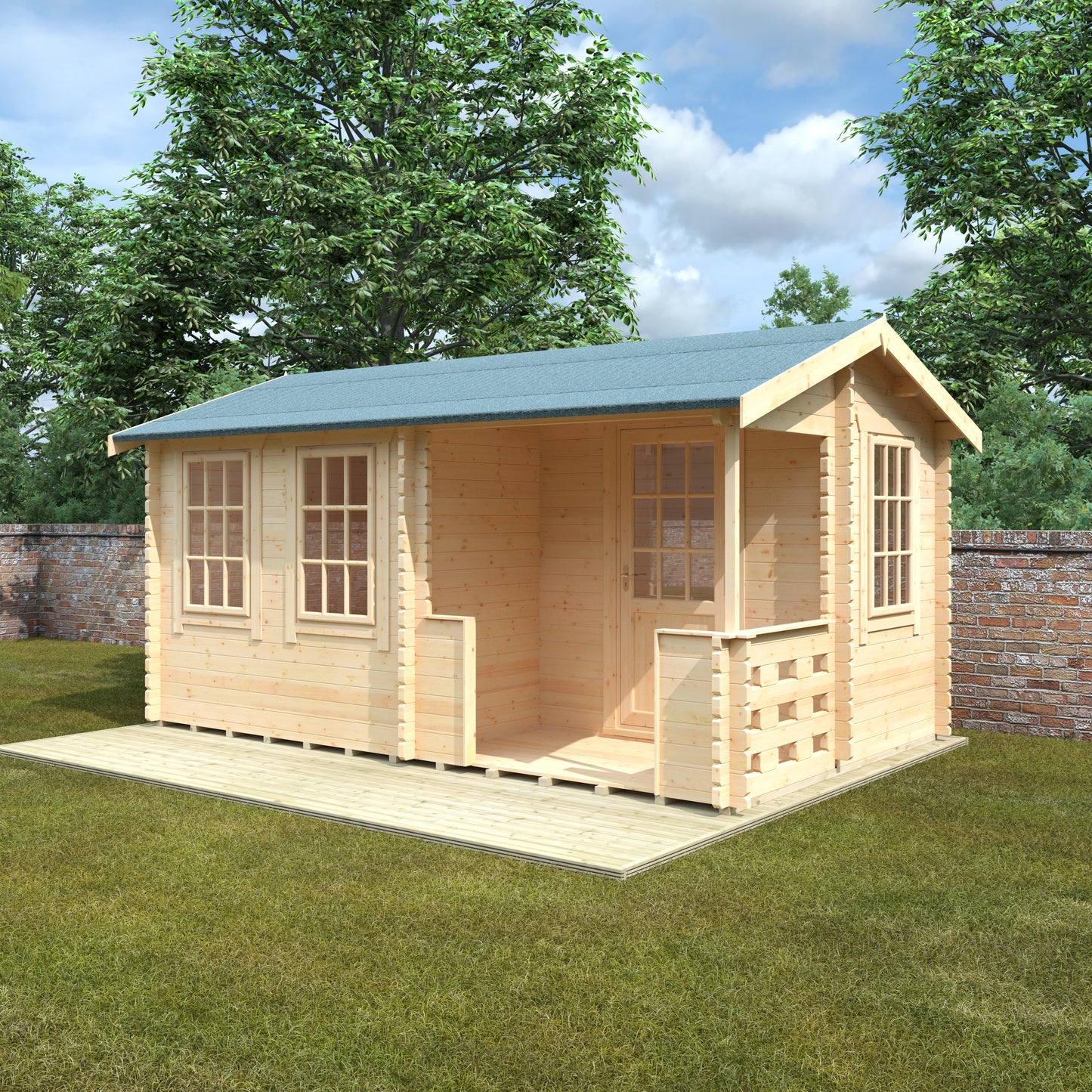 The Gyles 44mm - Log Cabins - Plymouth Sheds