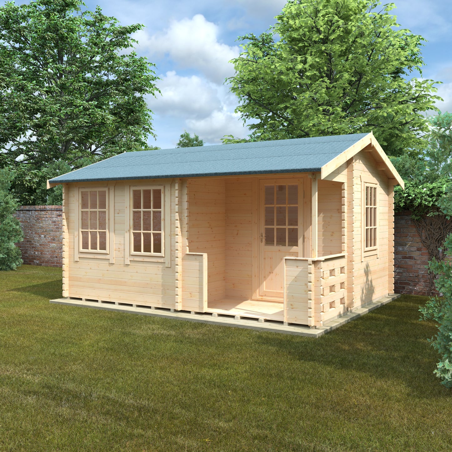 The Gyles 44mm - Log Cabins - Plymouth Sheds