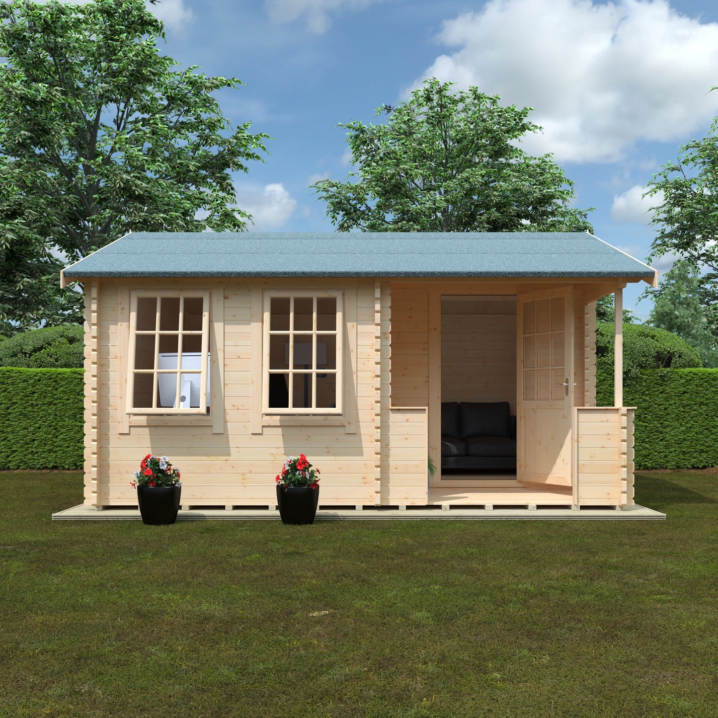 The Gyles 44mm - Log Cabins - Plymouth Sheds