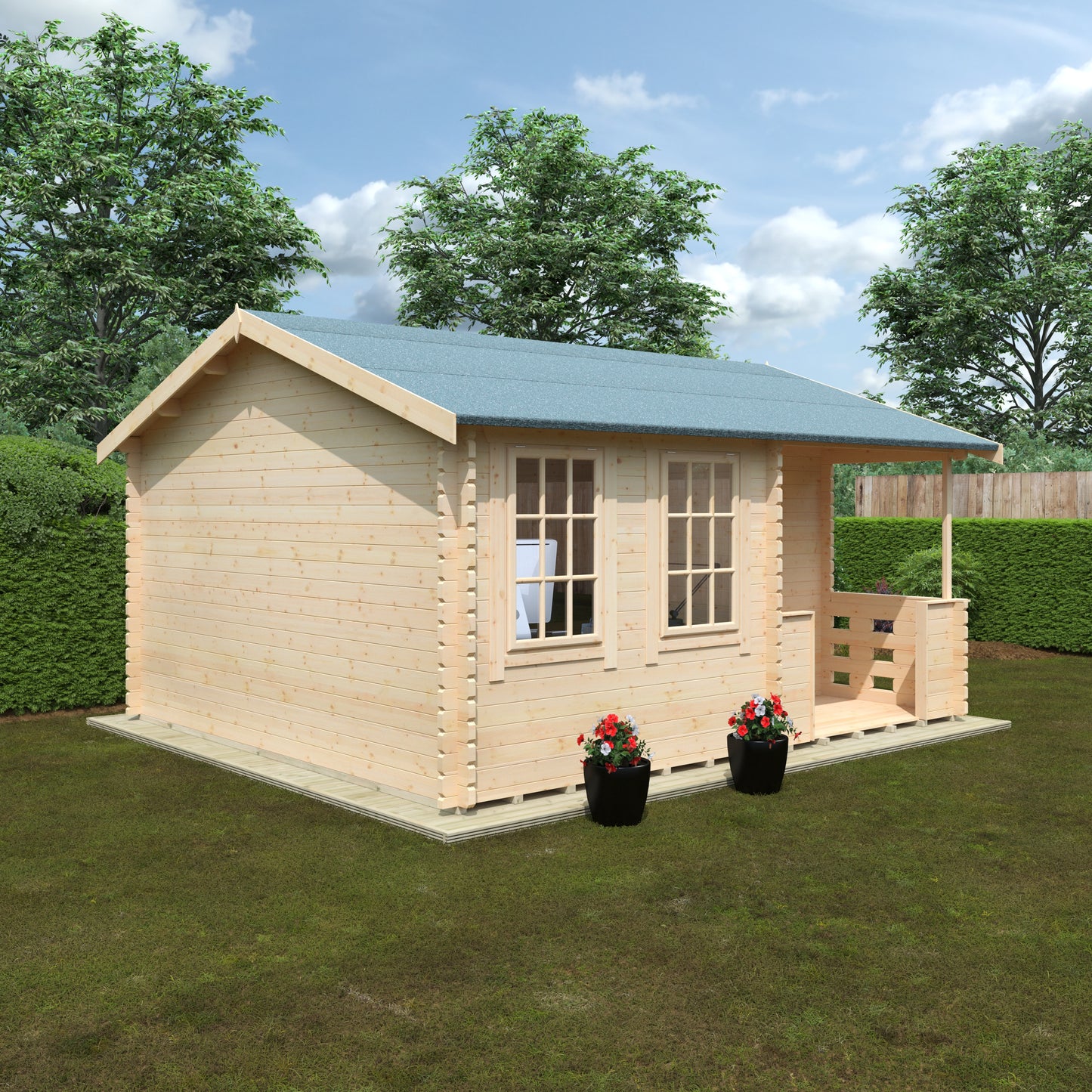 The Gyles 44mm - Log Cabins - Plymouth Sheds