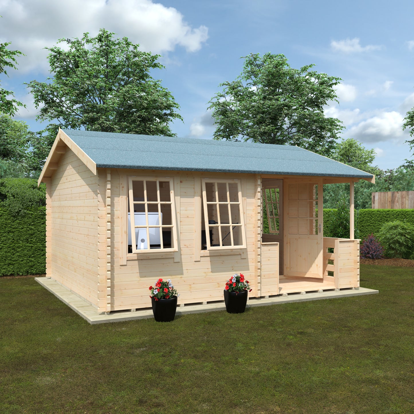 The Gyles 44mm - Log Cabins - Plymouth Sheds
