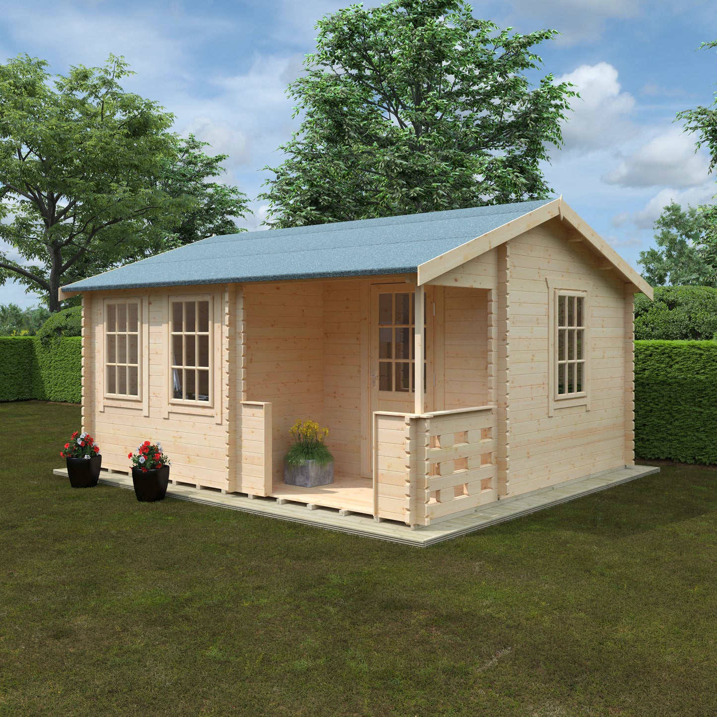 The Gyles 44mm - Log Cabins - Plymouth Sheds