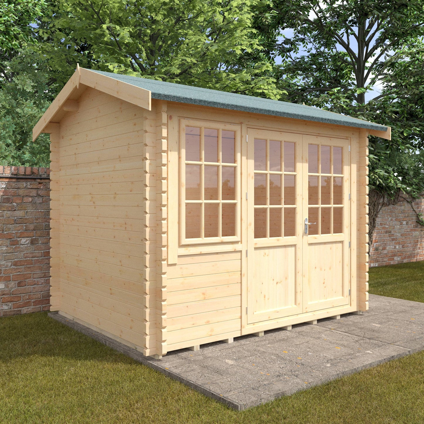 The Henley 28mm/44mm - Log Cabins - Plymouth Sheds
