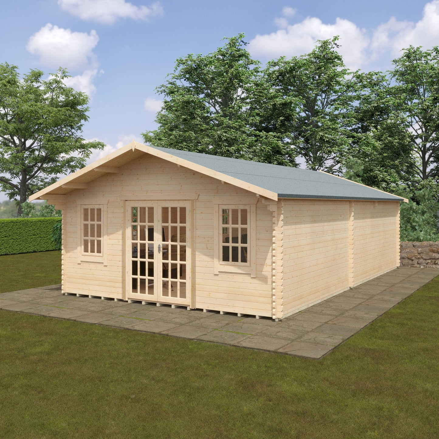 The Kensington 44mm - Log Cabins - Plymouth Sheds
