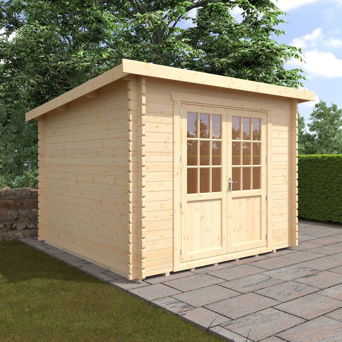 The Kingsley 28mm/44mm - Log Cabins - Plymouth Sheds