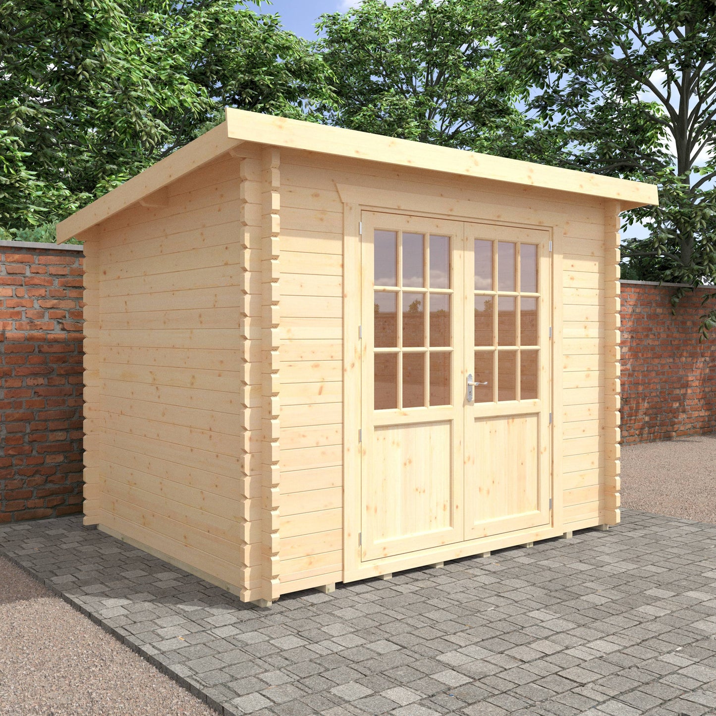 The Kingsley 28mm/44mm - Log Cabins - Plymouth Sheds