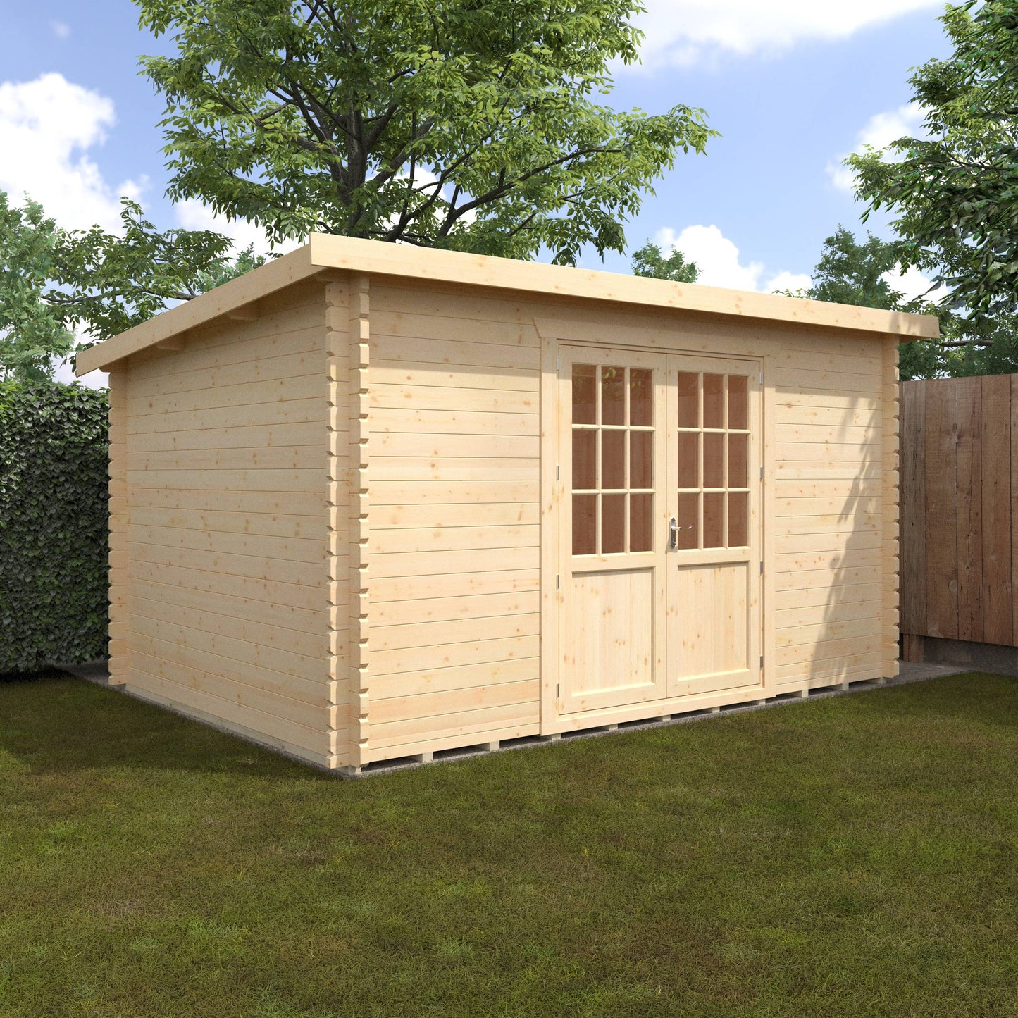 The Kingsley 28mm/44mm - Log Cabins - Plymouth Sheds